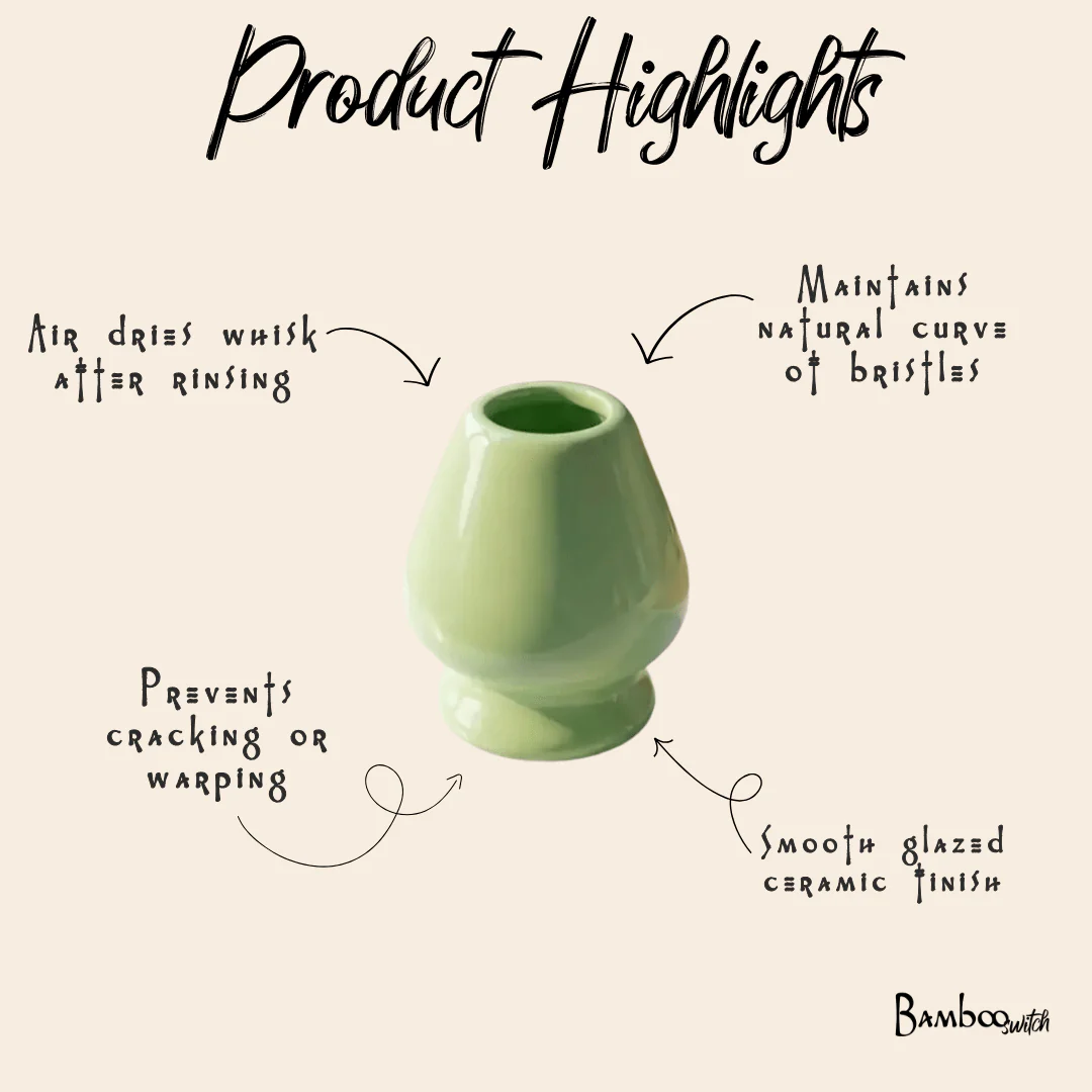 Porcelain Matcha Whisk Holder - Image 3