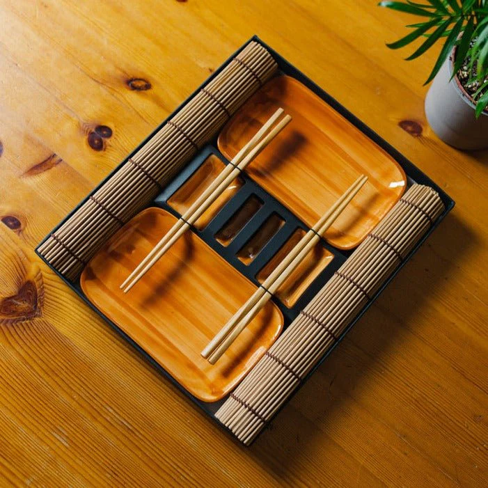 Porcelain Sushi Plate Set