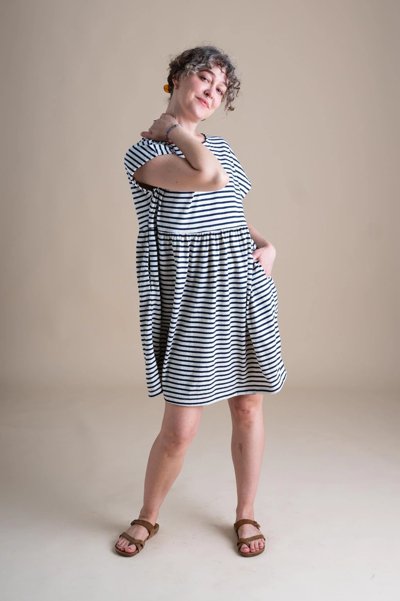 Porch Dress in Coastal - Image 4