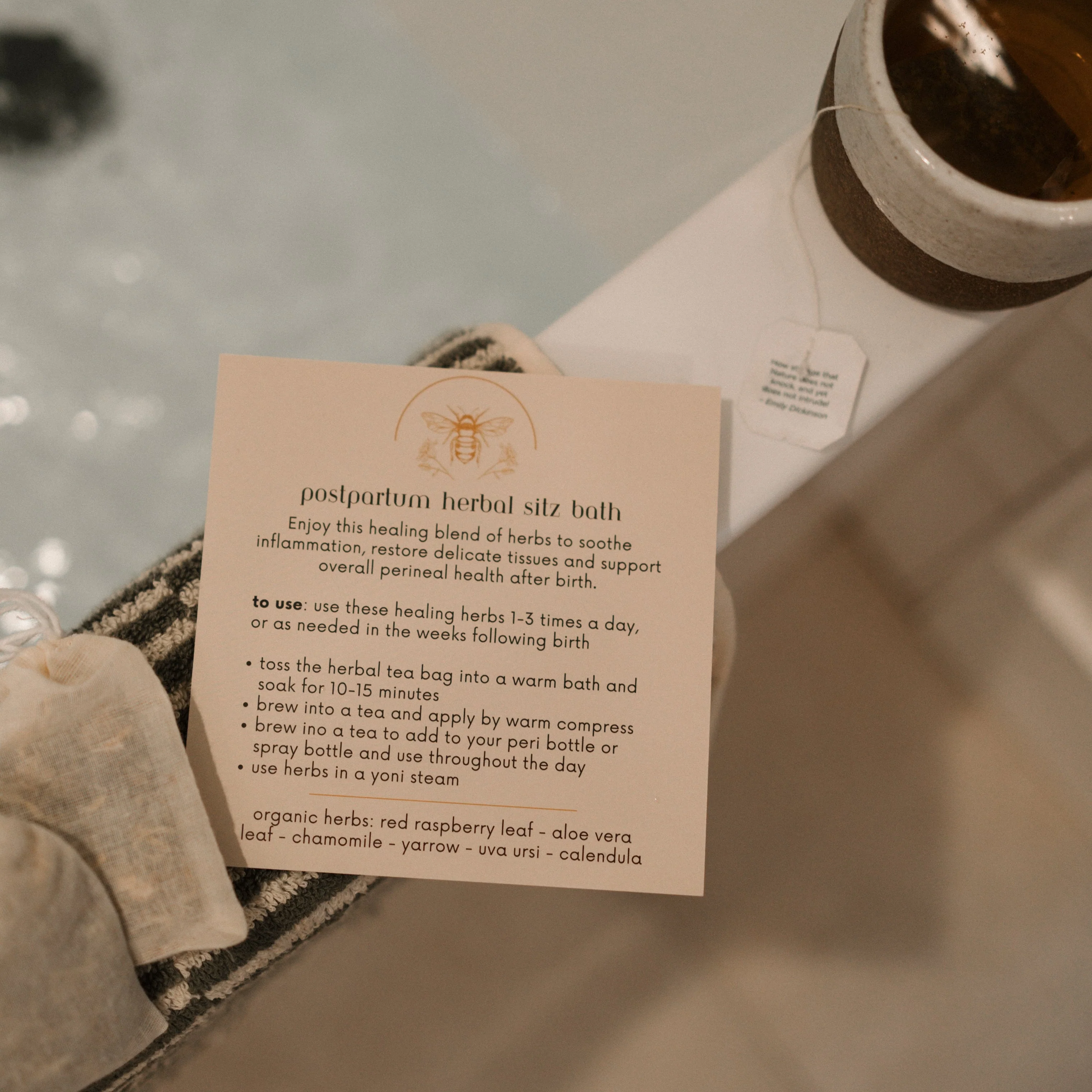 postpartum herbal sitz bath - Image 3
