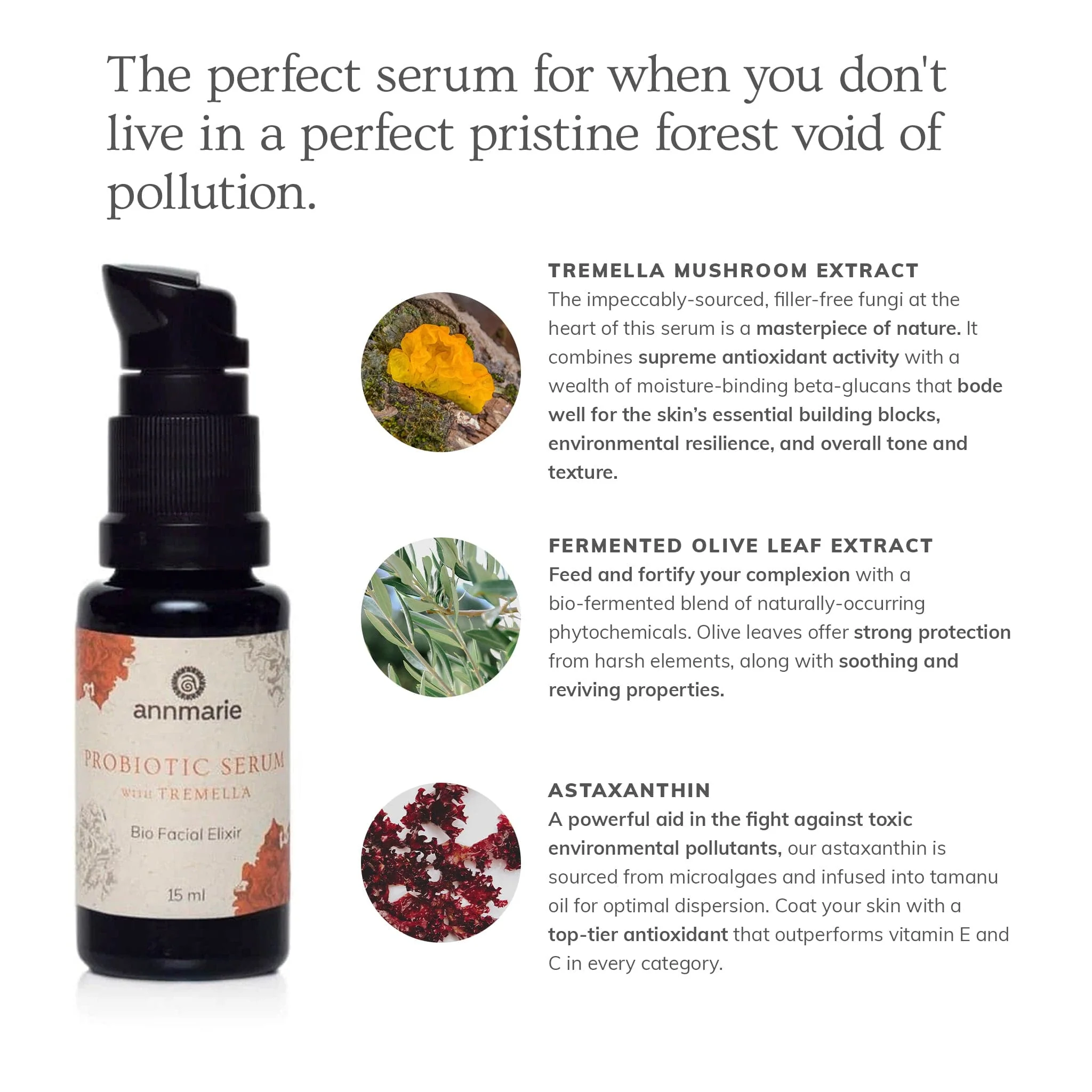 Probiotic Serum With Tremella - Bio Facial Elixir (15ml) - Image 2