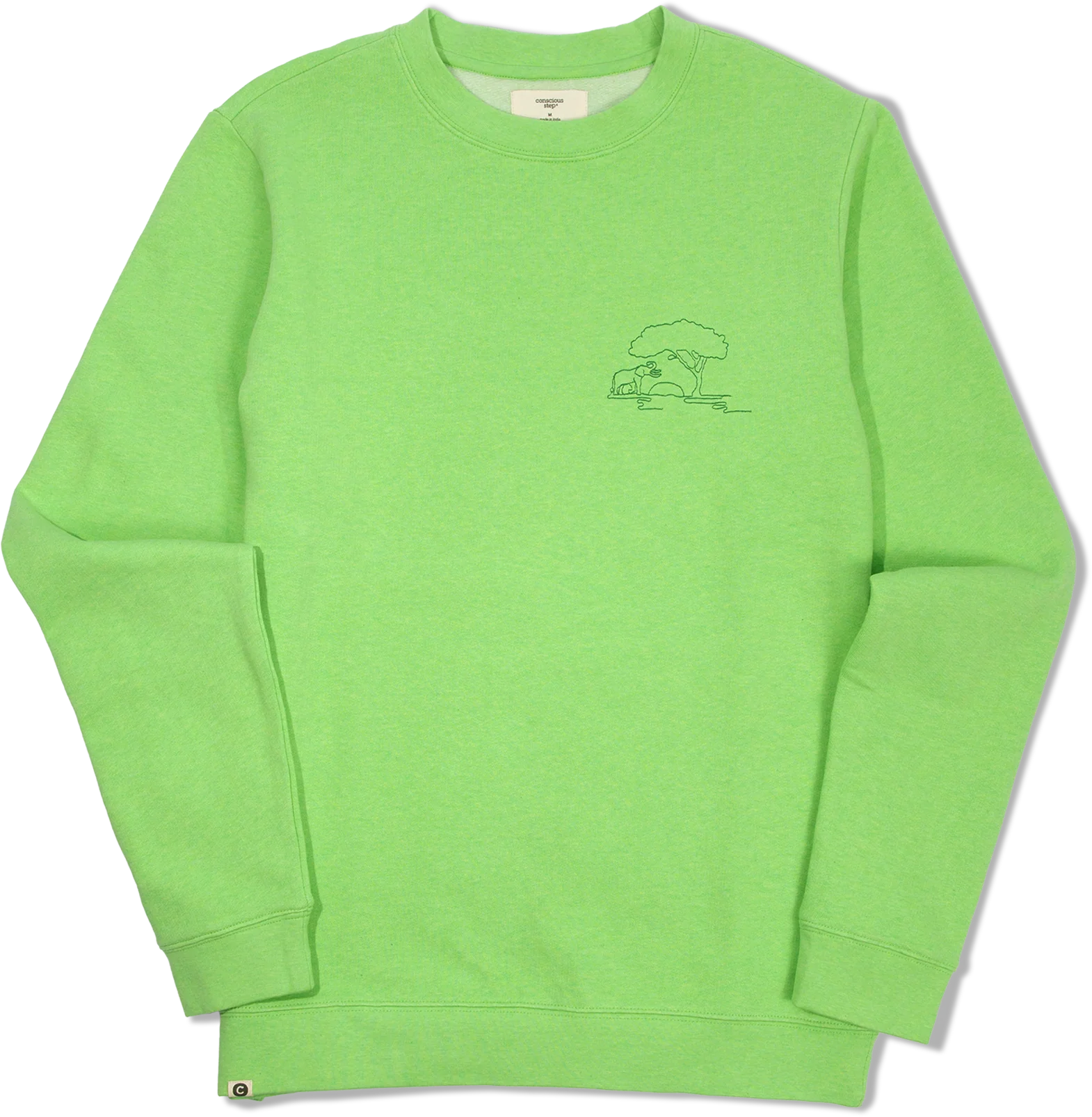 Protect Elephants Crew Sweatshirt - Image 3