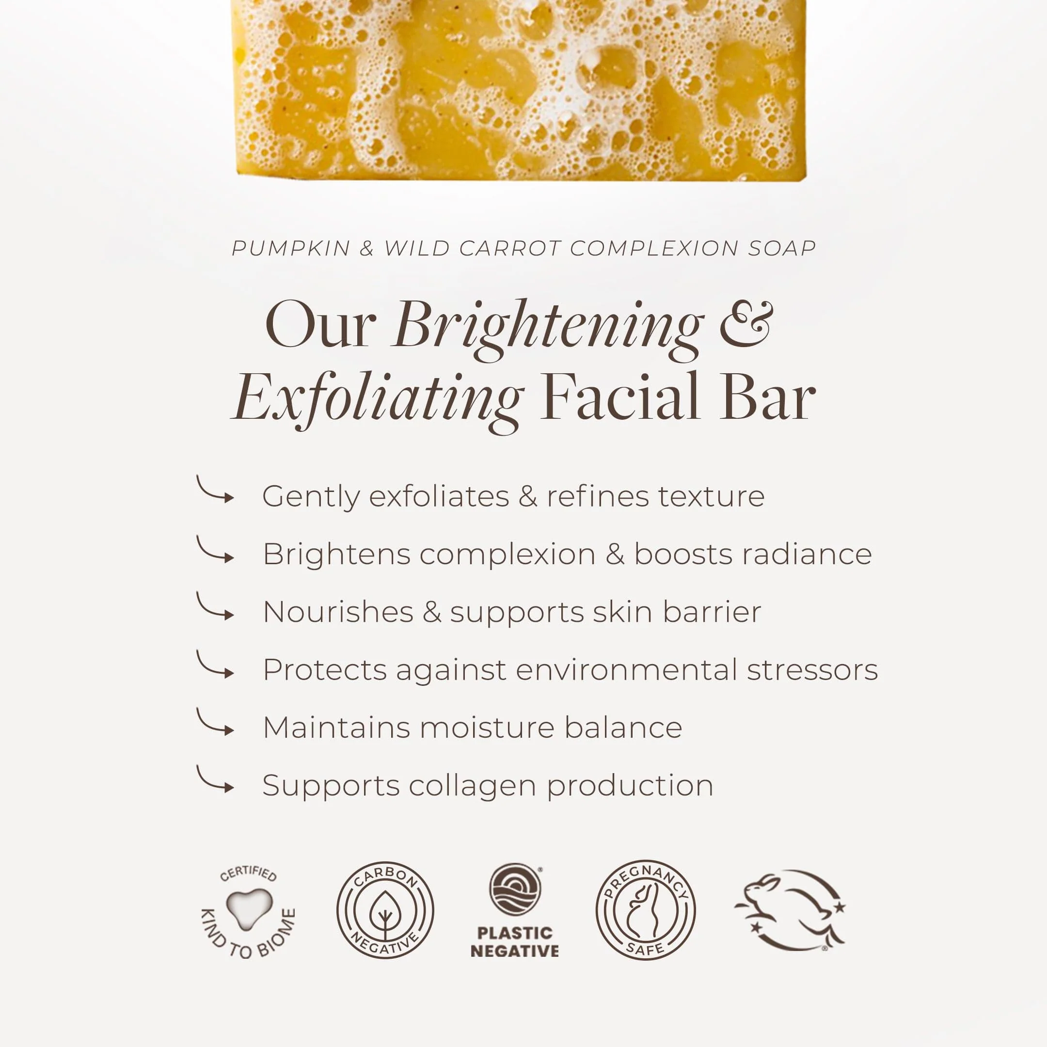 Pumpkin & Wild Carrot Complexion Soap - Image 4