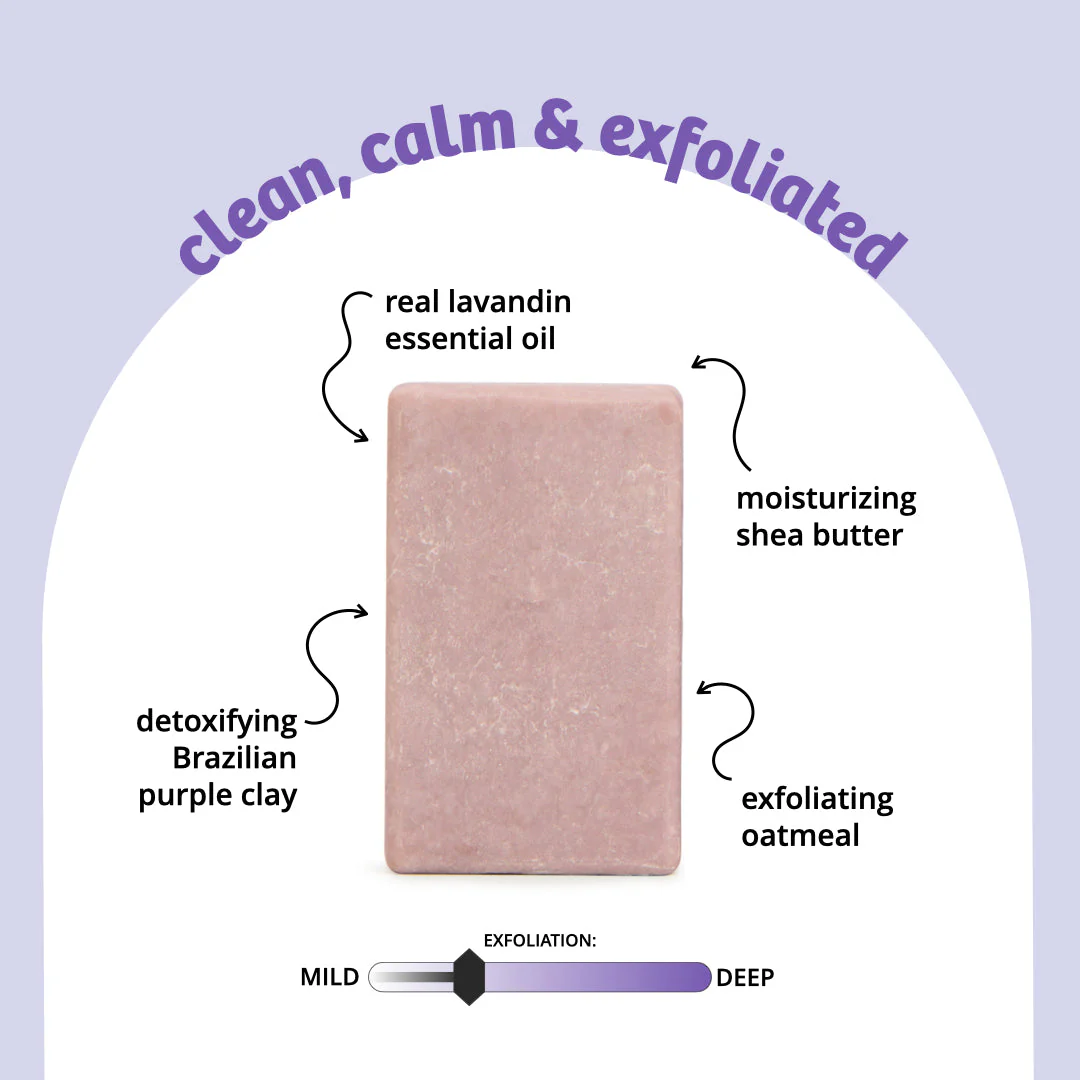 Purple Rain Exfoliating Body Bar Soap - Image 3