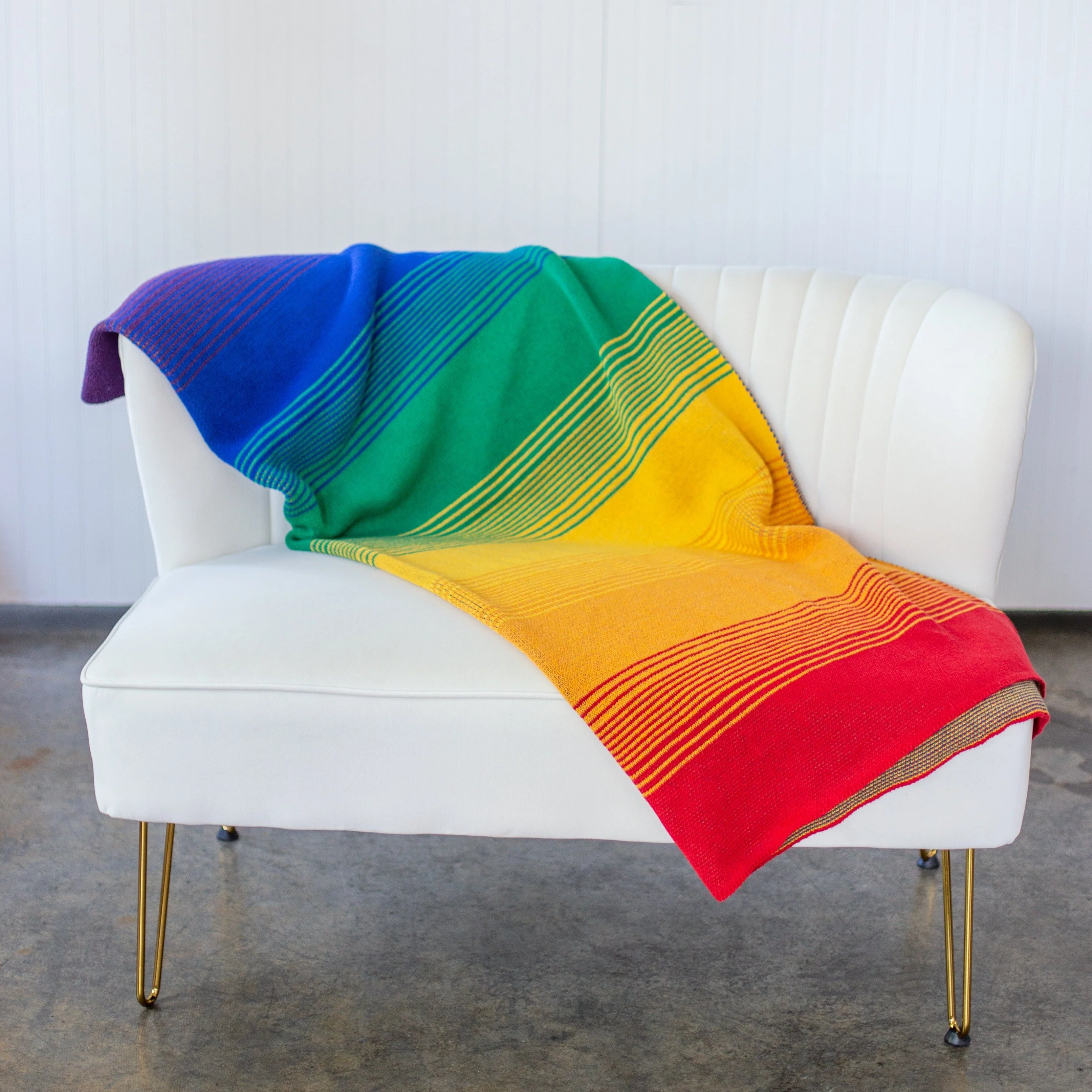 Rainbow Ombré Throw - Image 2