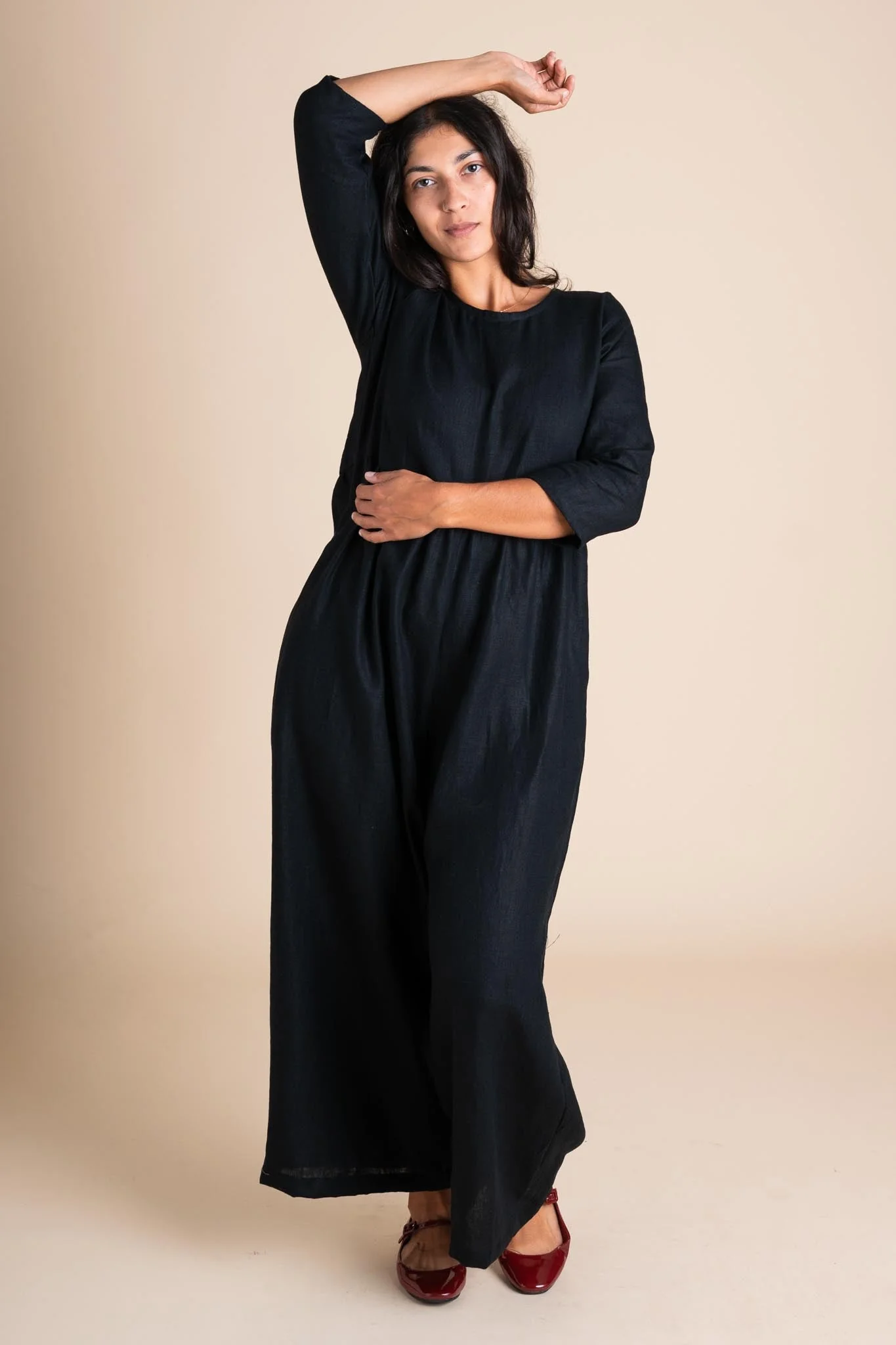 Ranch Jumpsuit in Black - Image 3