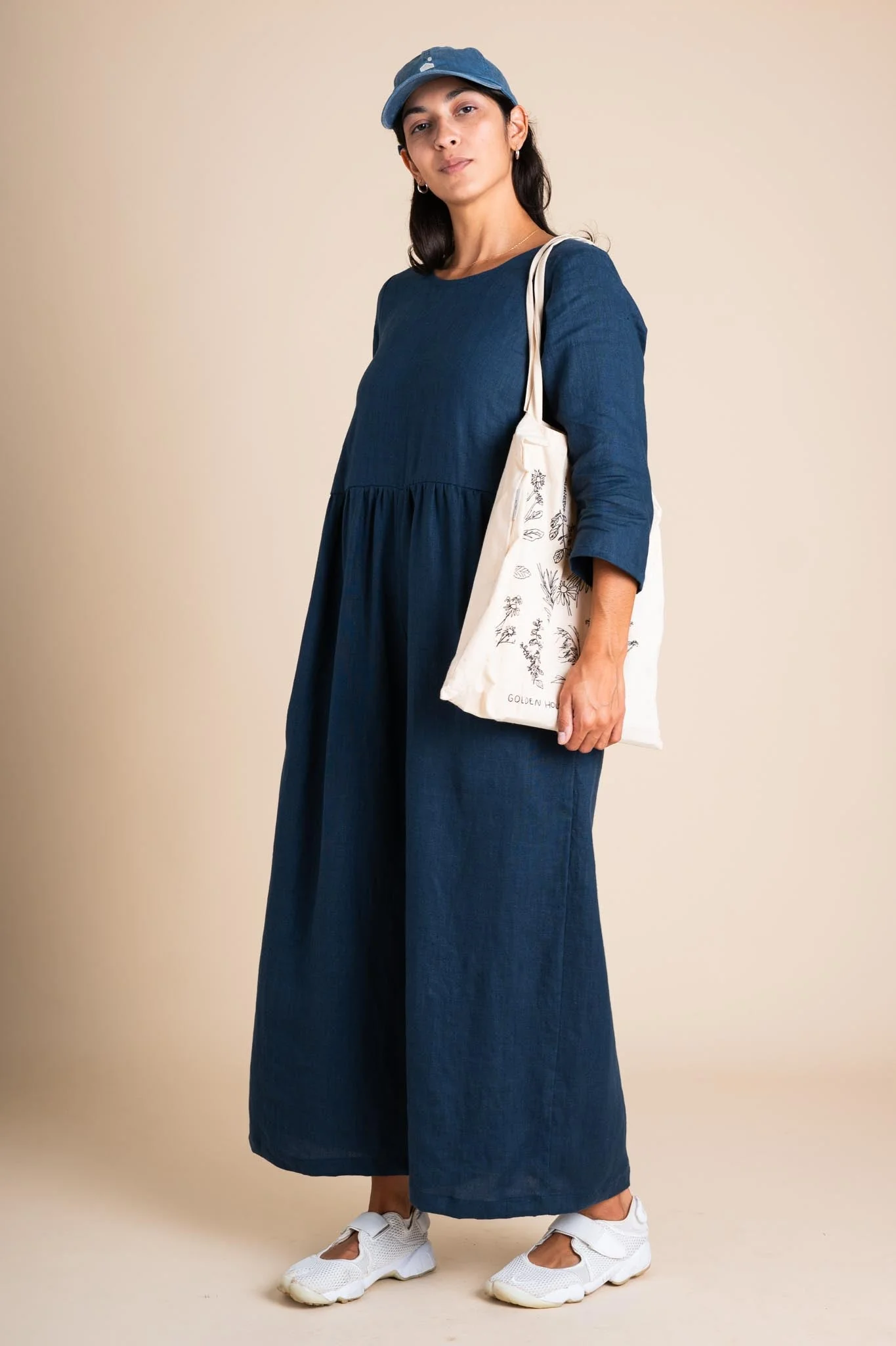 Ranch Jumpsuit in Navy - Image 2