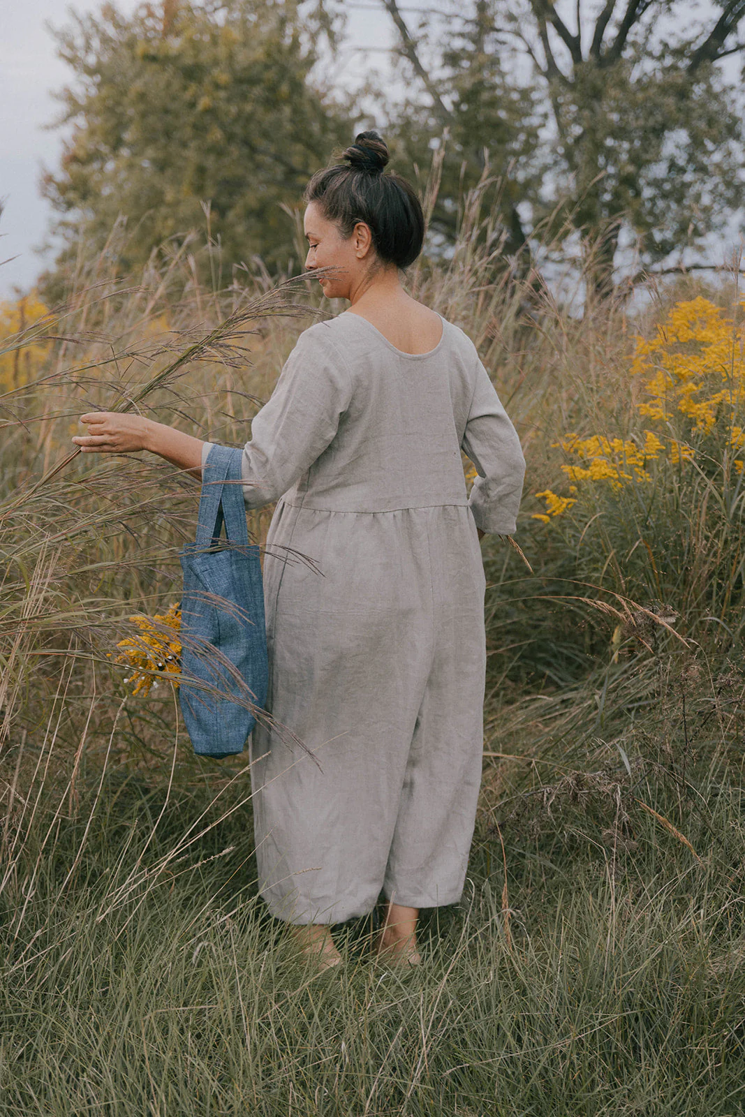 Ranch Jumpsuit in Pebble - Image 2