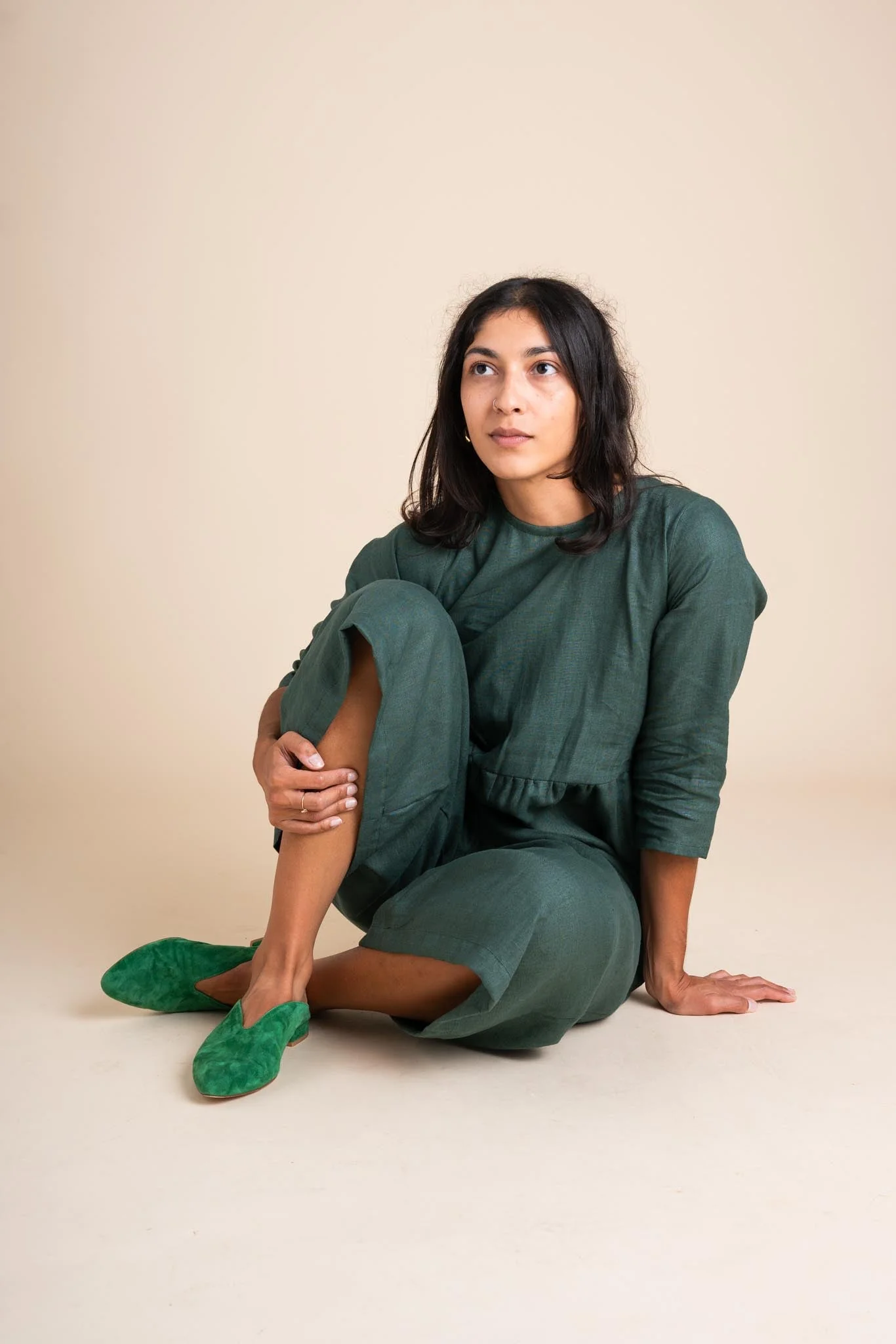 Ranch Jumpsuit in Spruce - Image 12