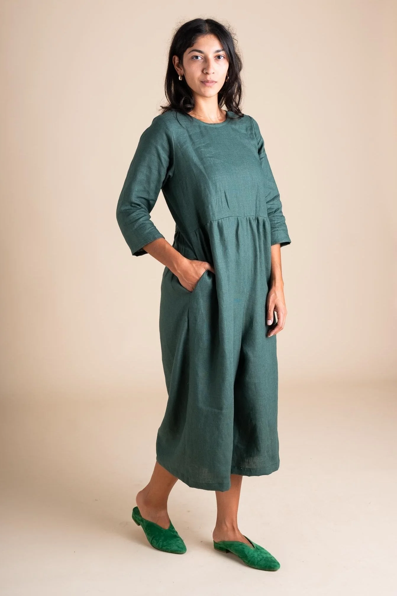 Ranch Jumpsuit in Spruce - Image 13