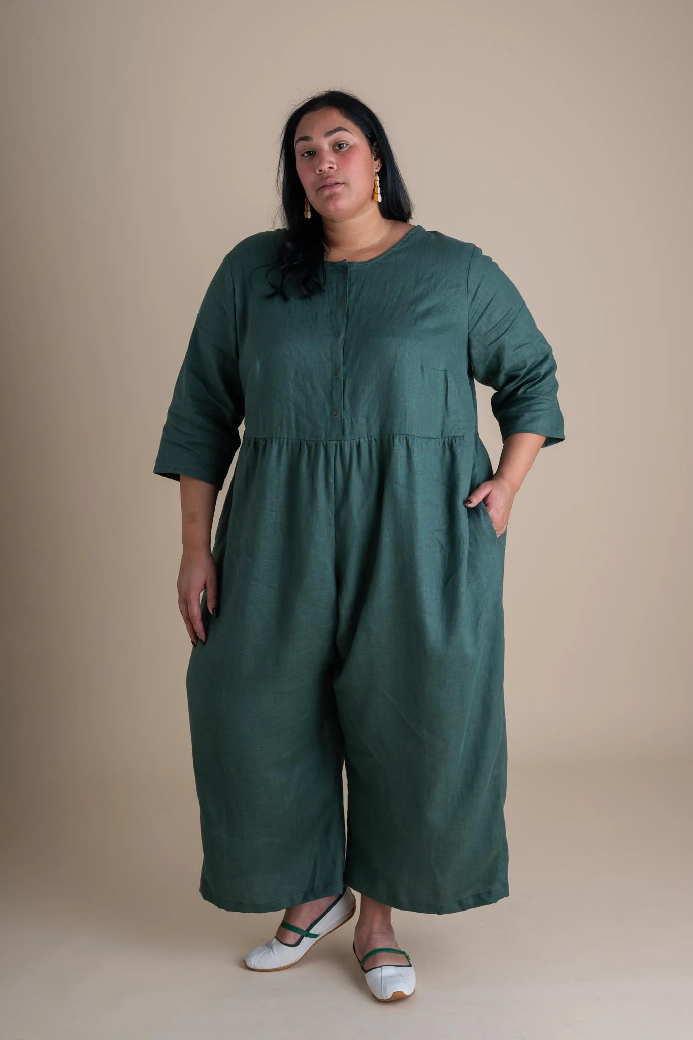 Ranch Jumpsuit in Spruce - Image 5