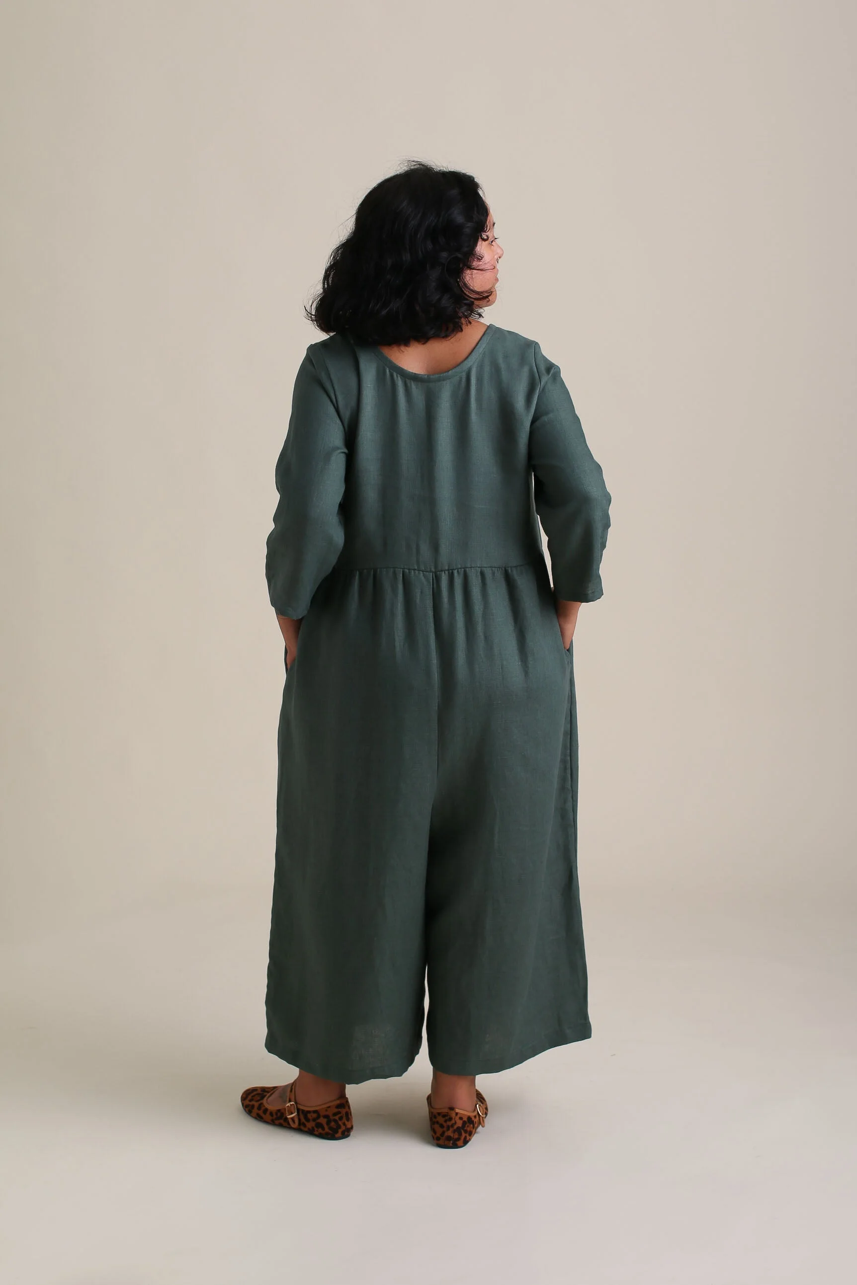 Ranch Jumpsuit in Spruce - Image 8