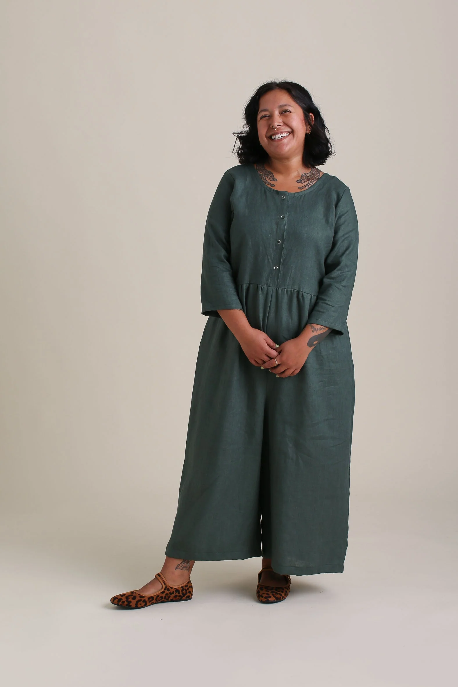 Ranch Jumpsuit in Spruce - Image 9