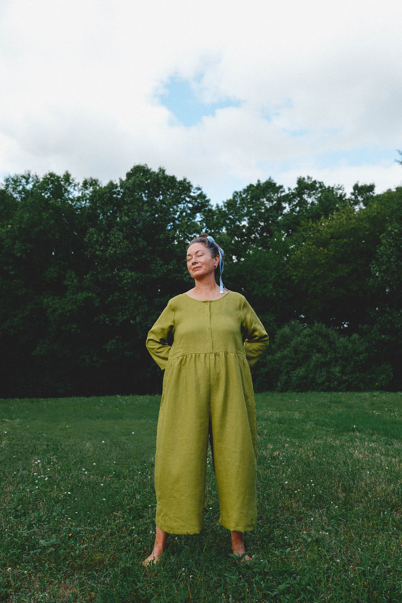 Ranch Jumpsuit (Updated) in Avocado - Image 6