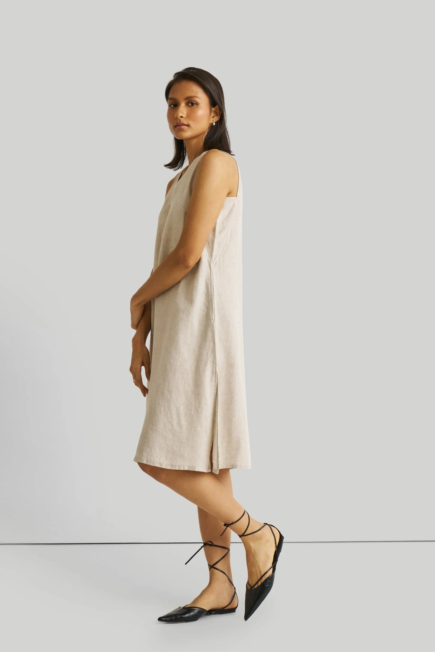Reading Tea Leaves Dress in Ecru - Image 3