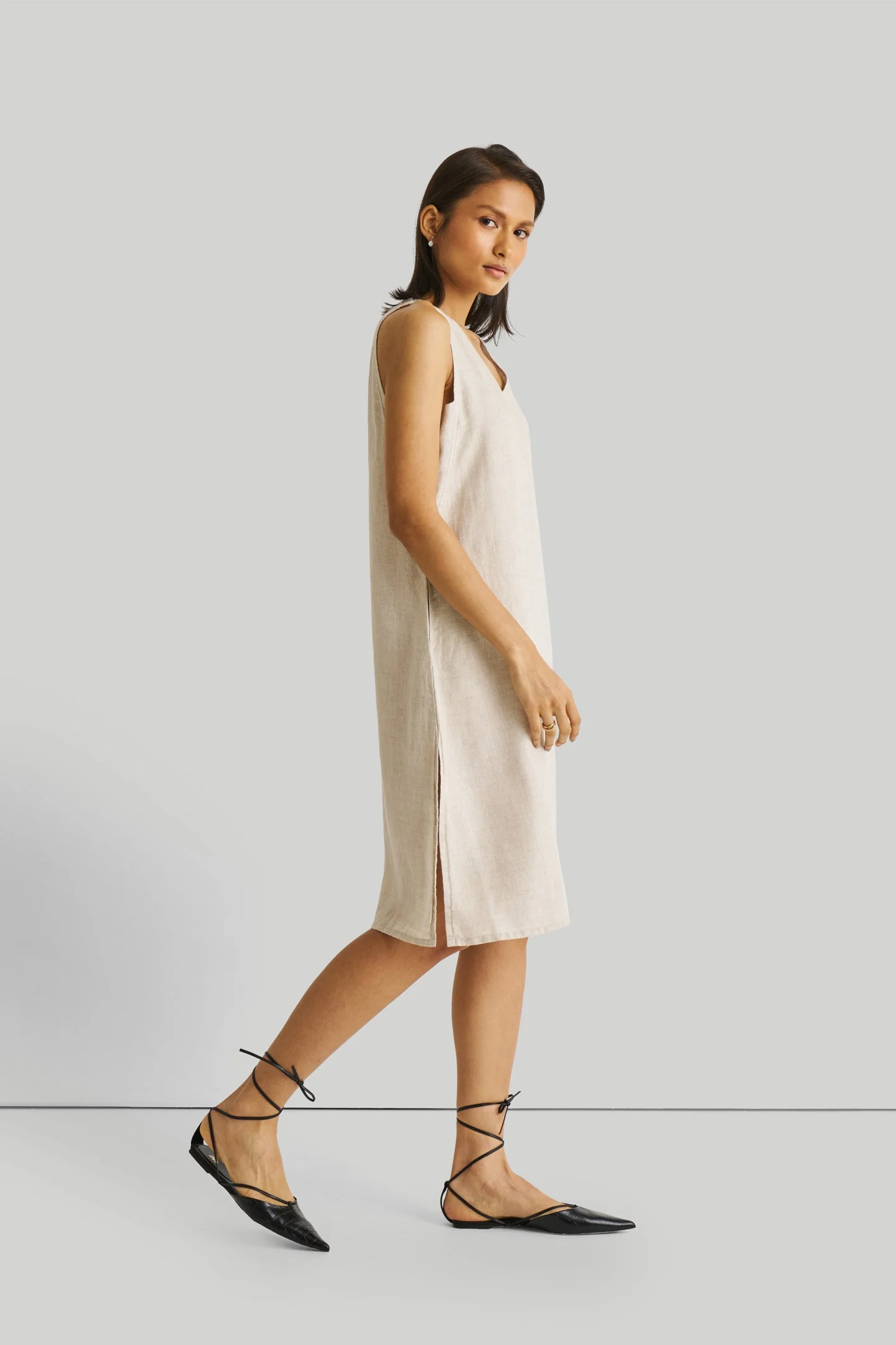 Reading Tea Leaves Dress in Ecru - Image 7