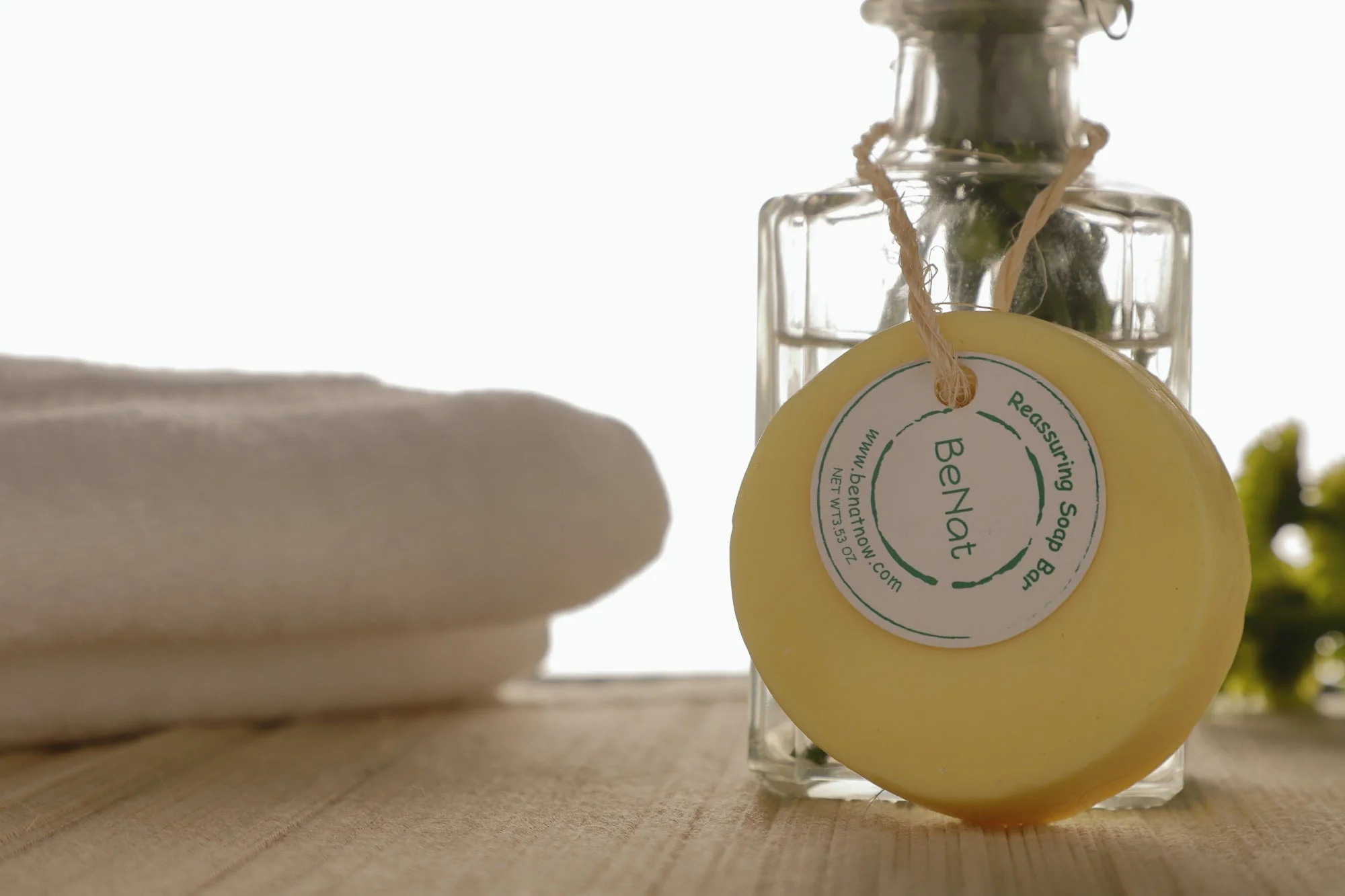 Reassuring Soap Bar. Wheat, Olive, and Almond Oil. - Image 5