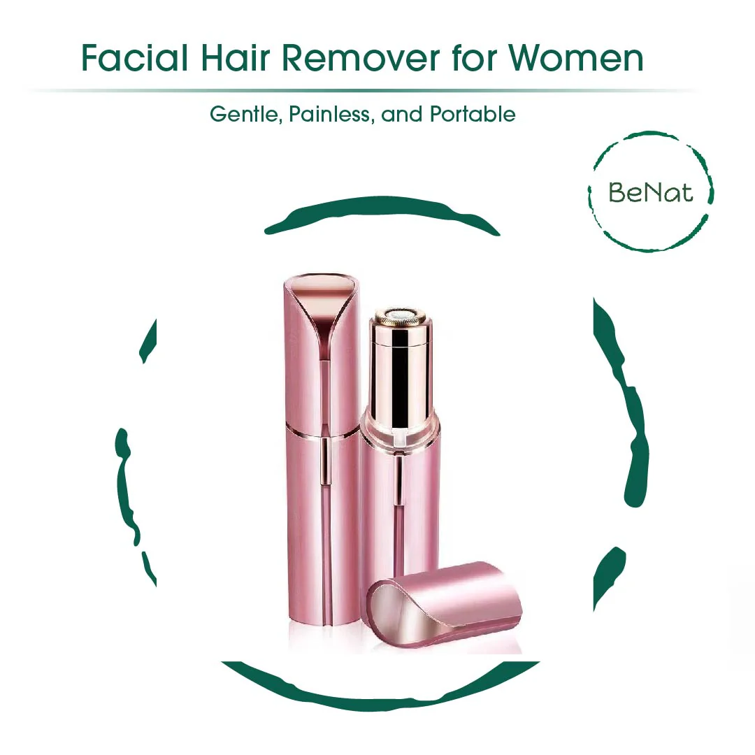 Rechargeable Facial + Eyebrow Hair Removers Set -2 Pack - Image 5