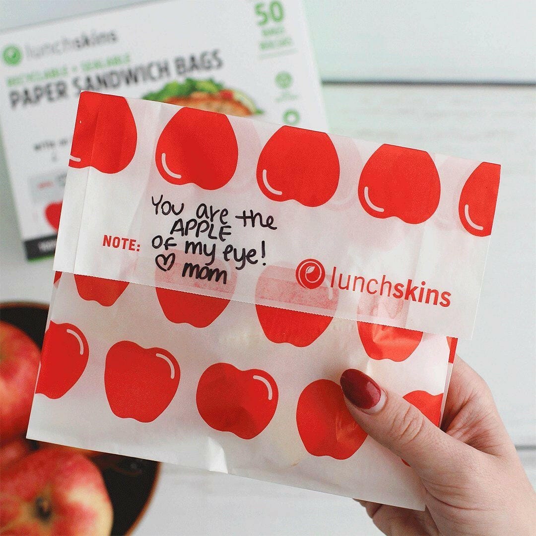 Recyclable Sandwich Bags Apple - Image 5