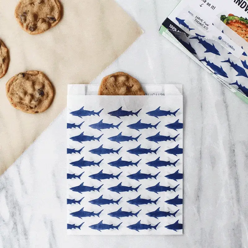 Recyclable Sandwich Bags Shark - Image 2