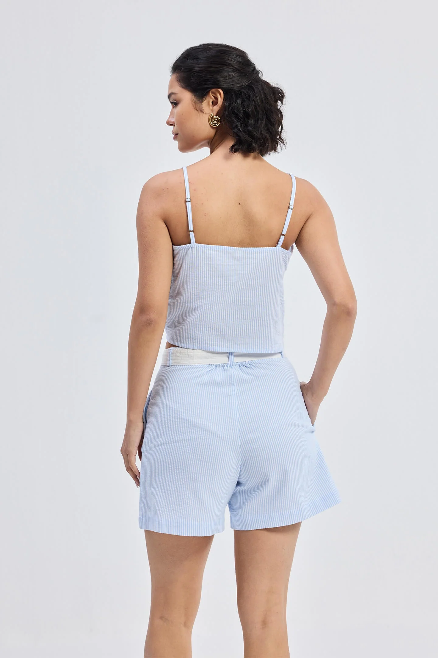 Regular Fit Shorts in Stripes - Image 2
