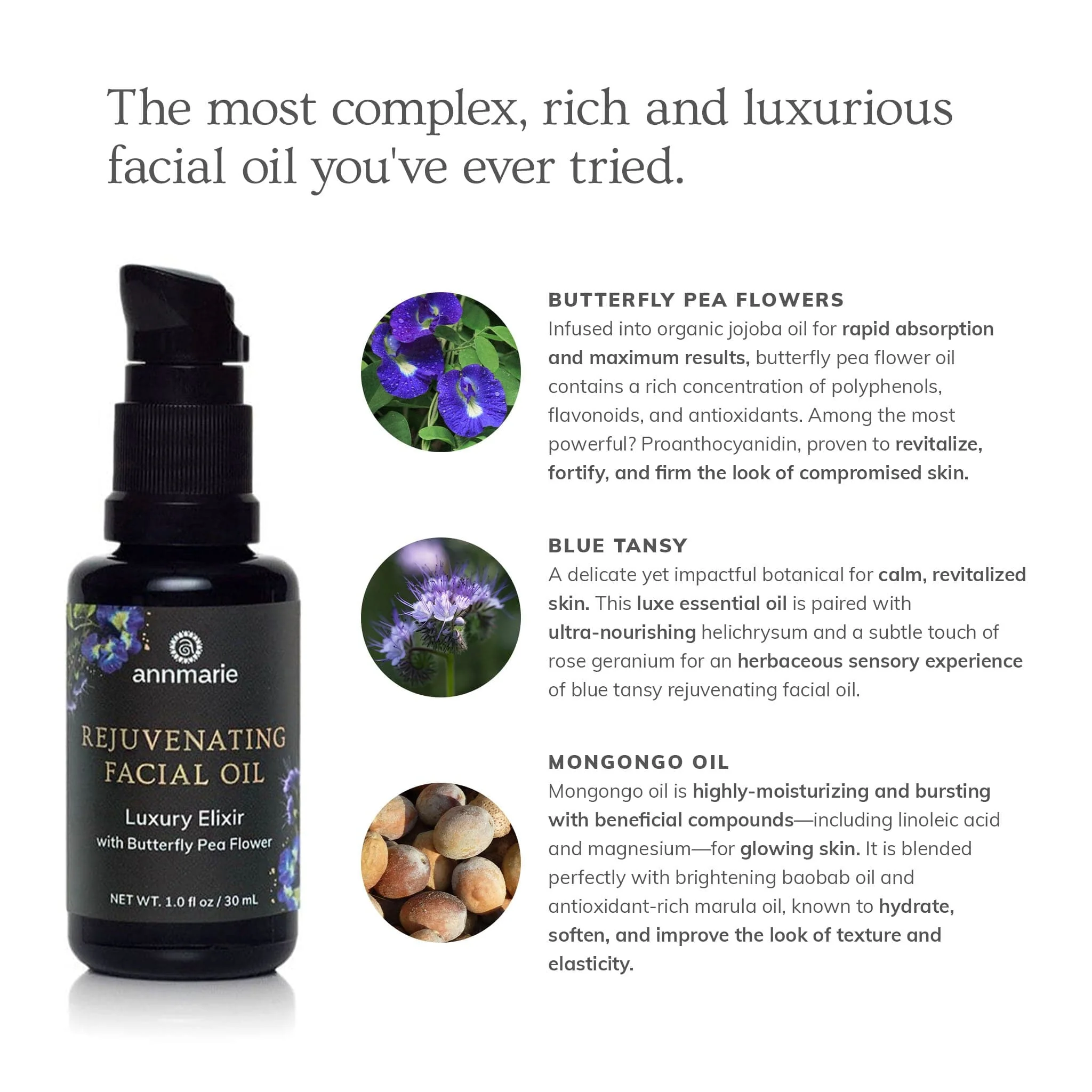 Rejuvenating Facial Oil (30ml) - Image 2