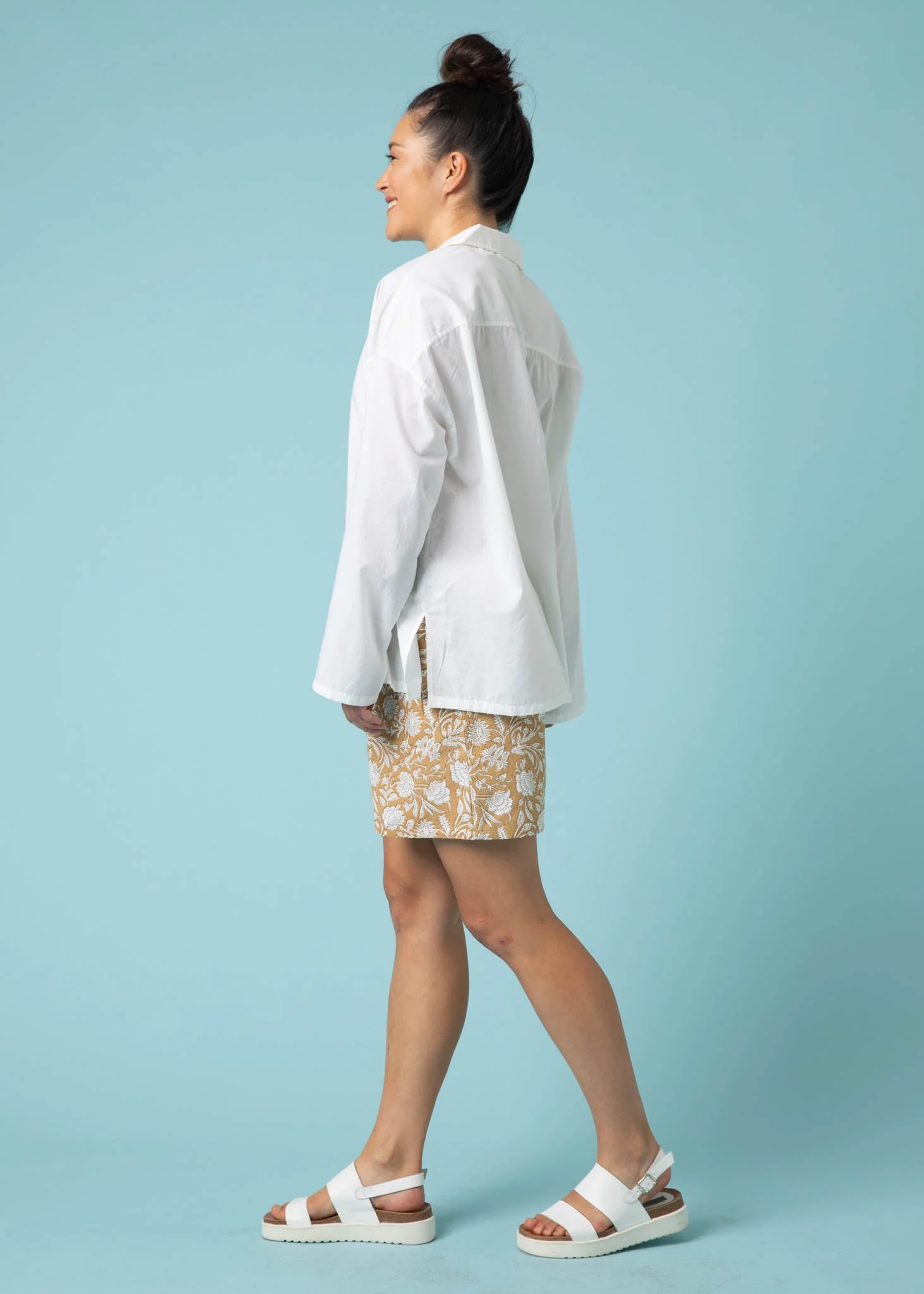 Relaxed Boyfriend Shirt - White - Image 5