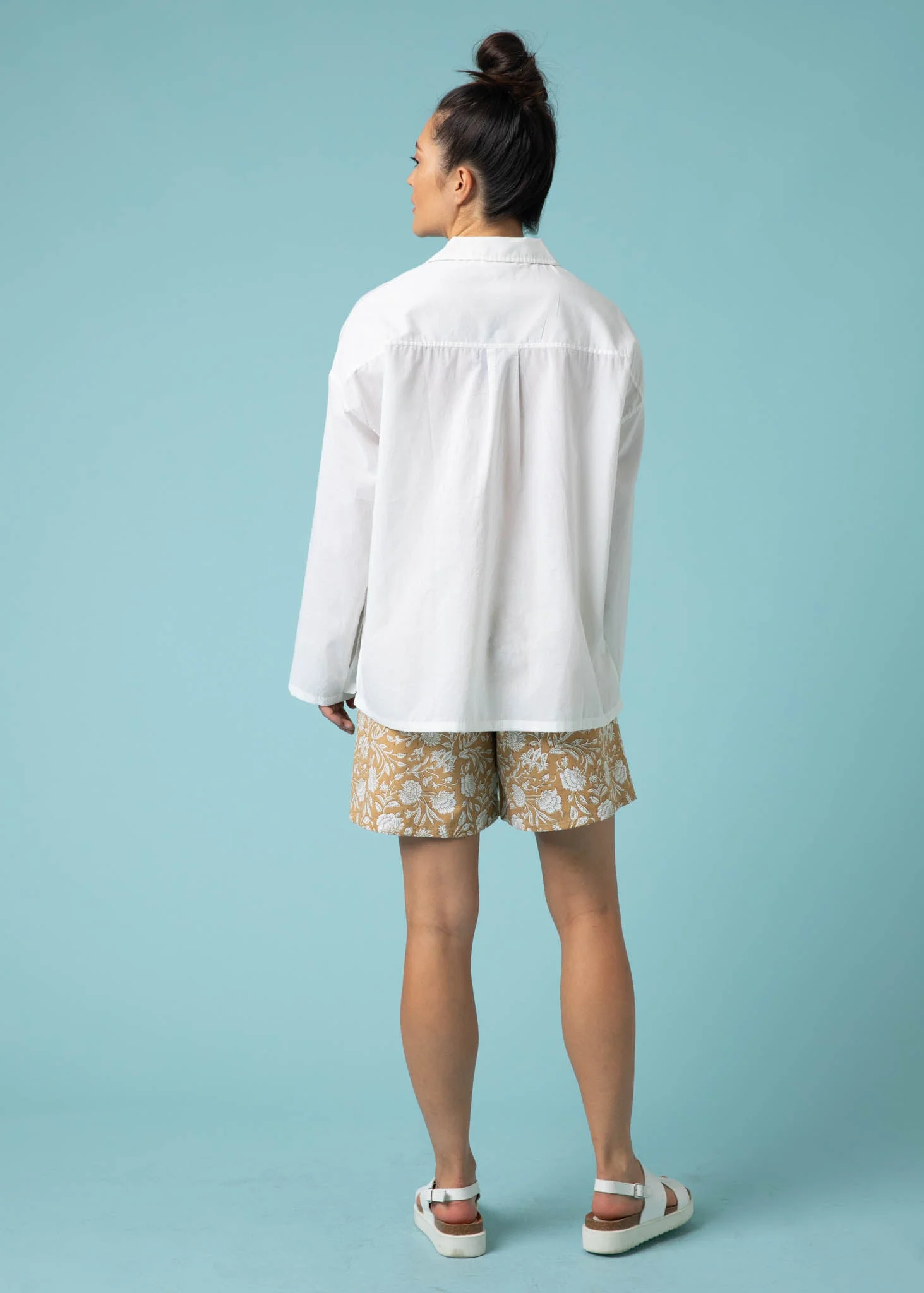 Relaxed Boyfriend Shirt - White - Image 6