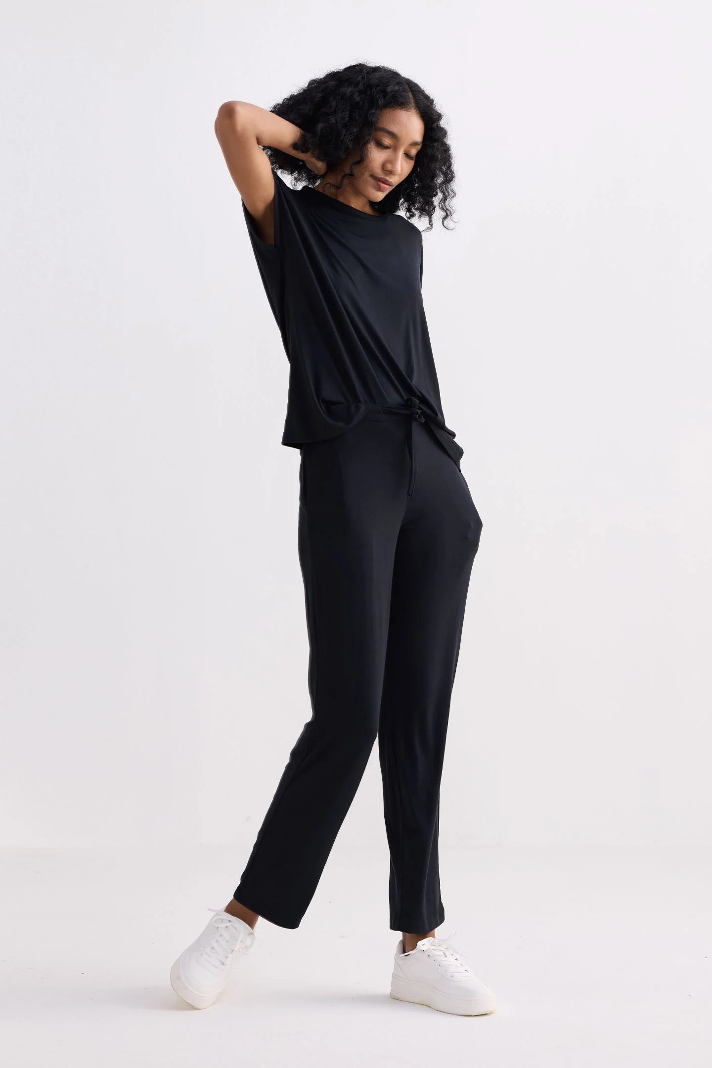 Relaxed Tee in Black - Image 10
