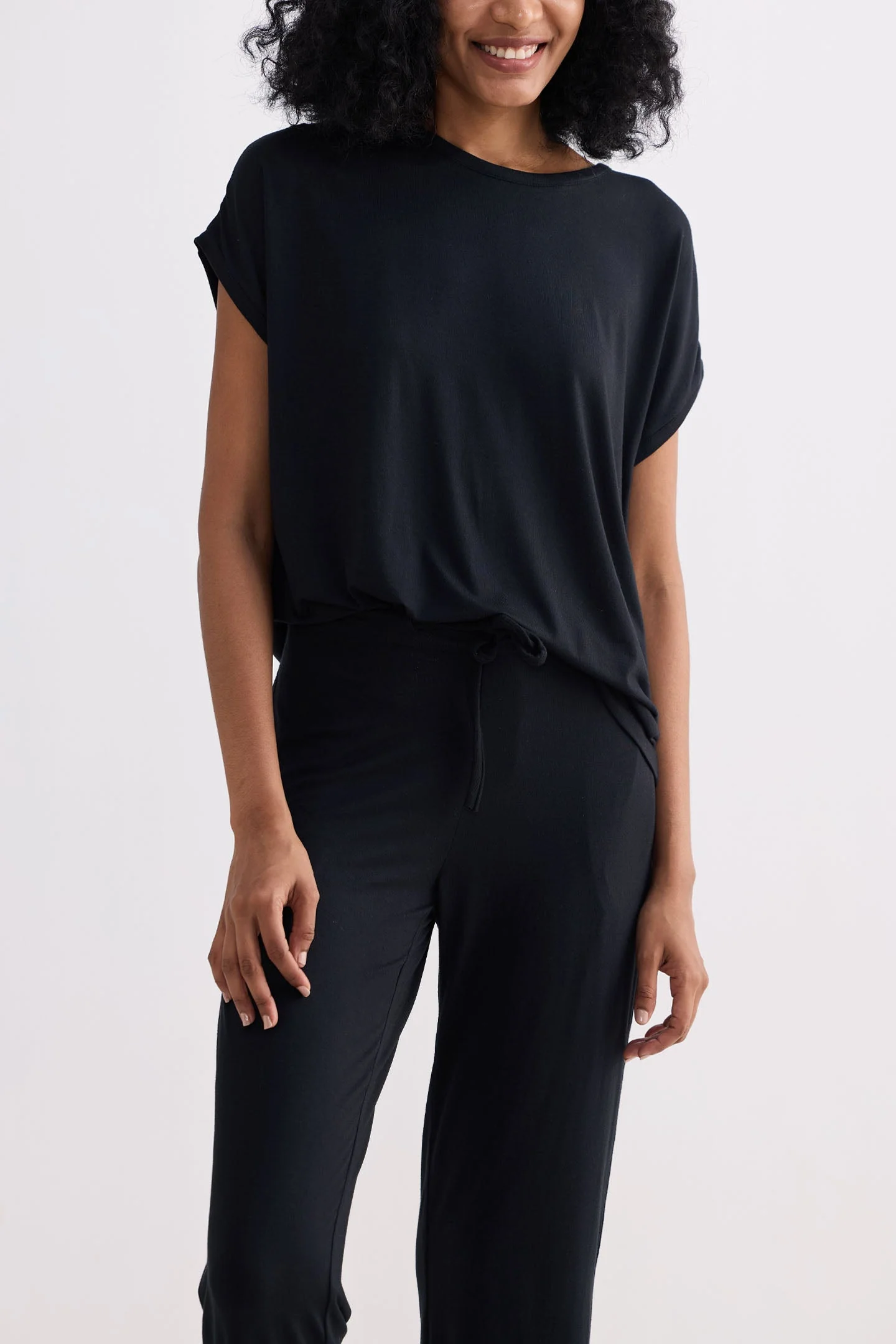 Relaxed Tee in Black - Image 4