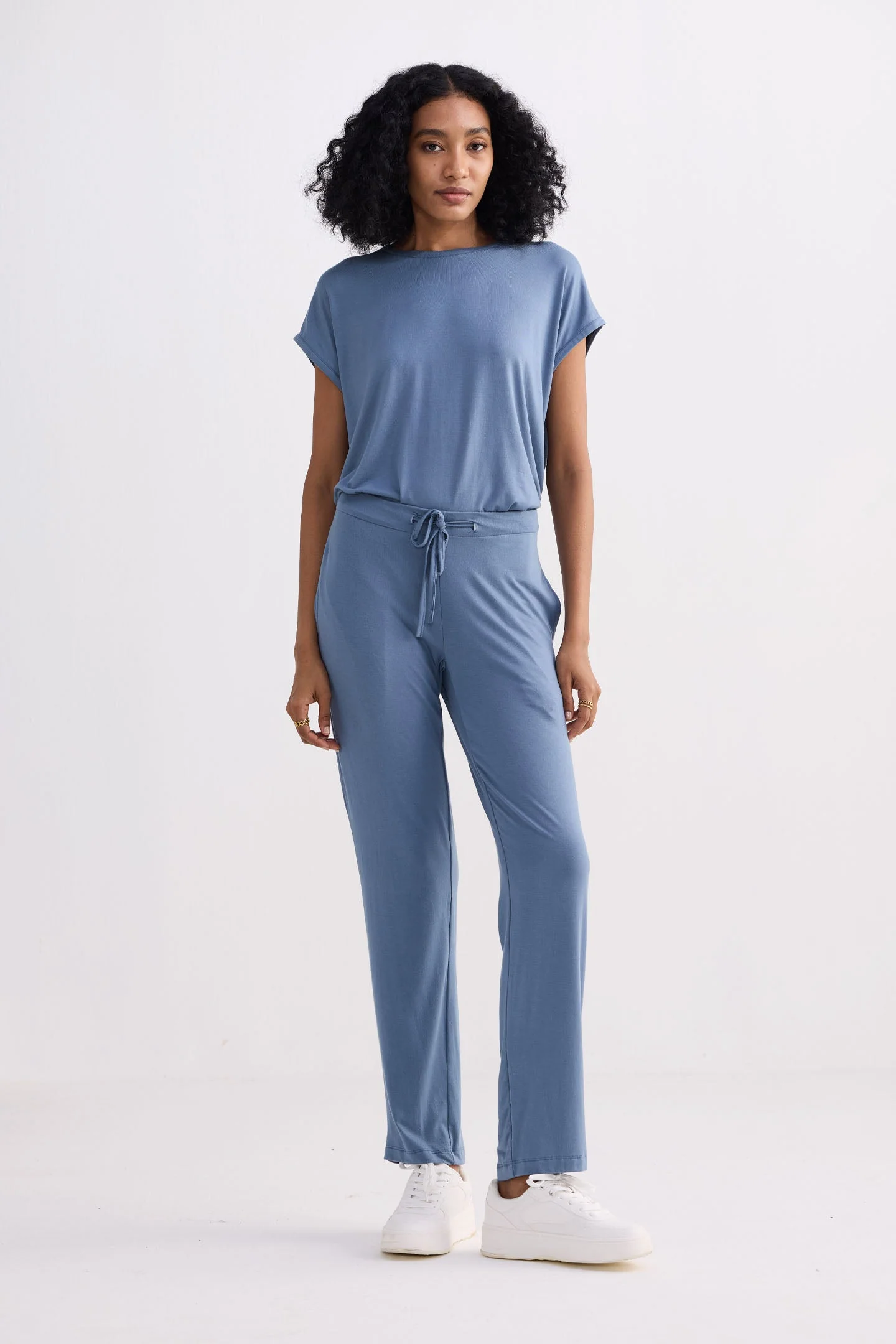 Relaxed Tee in Blue - Image 10