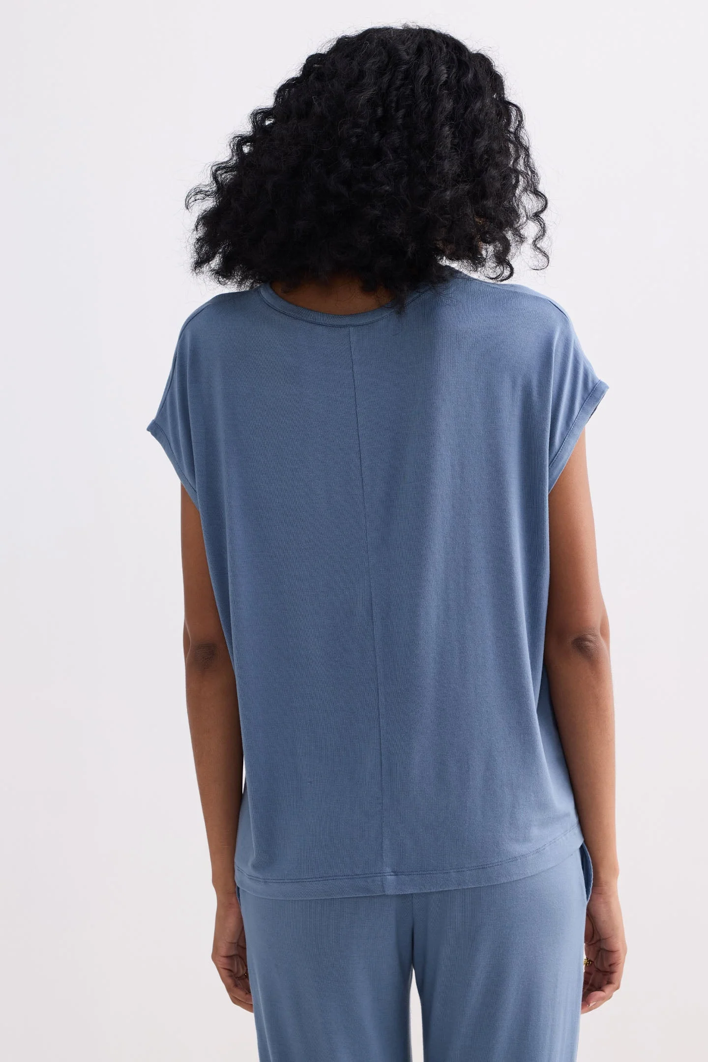 Relaxed Tee in Blue - Image 2