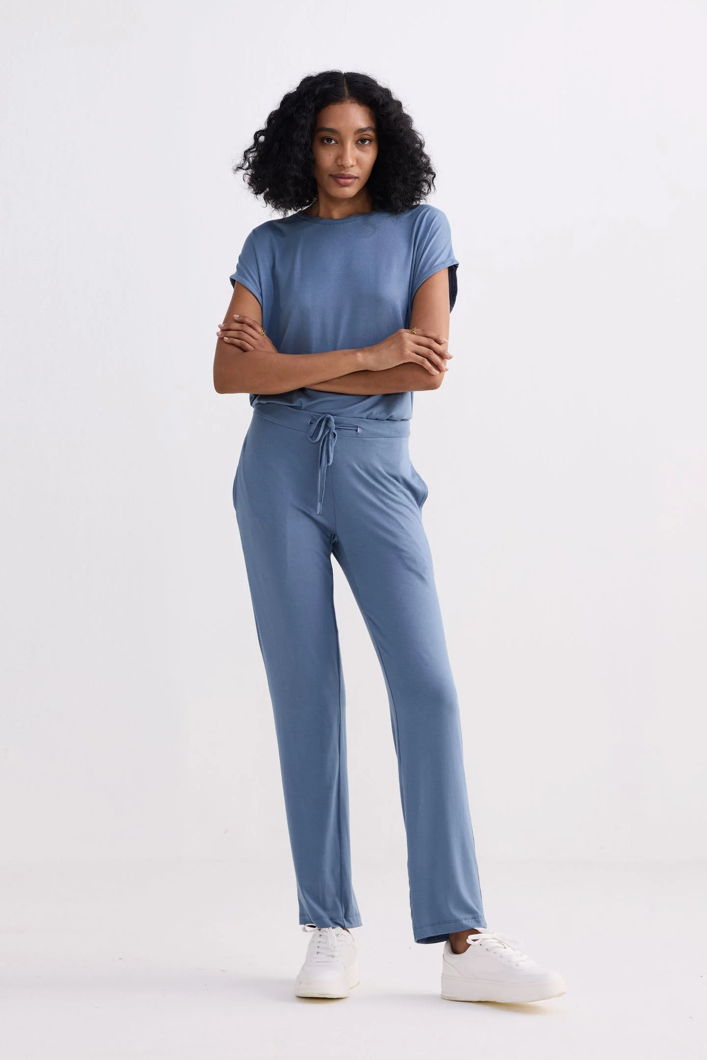 Relaxed Tee in Blue - Image 6