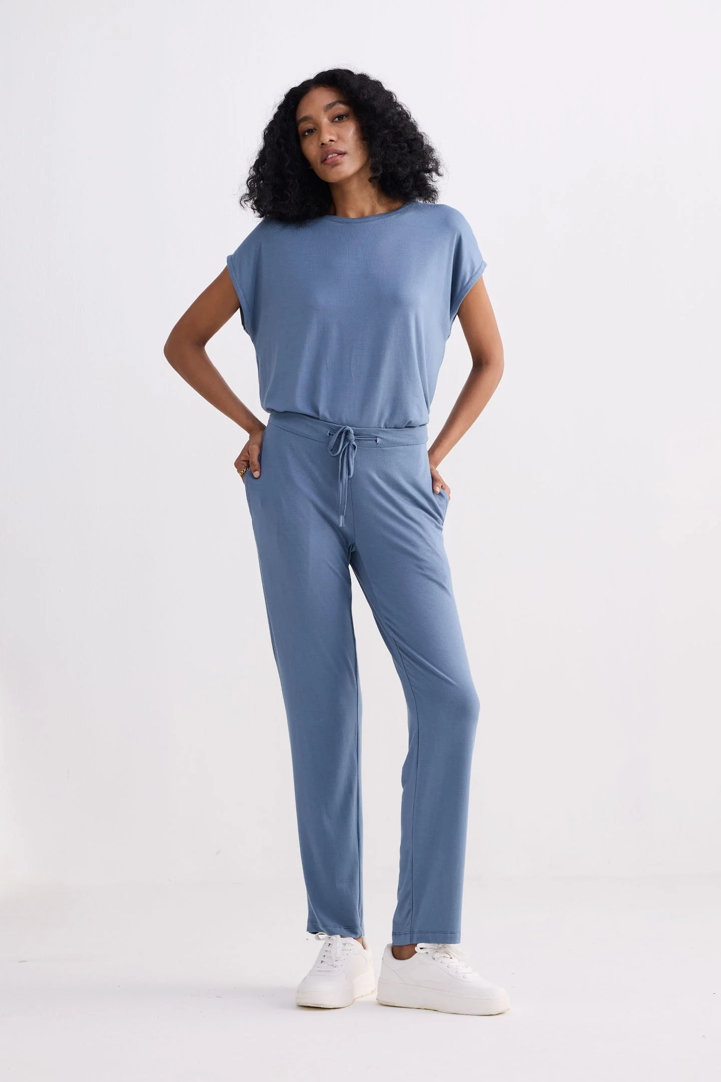 Relaxed Tee in Blue - Image 8