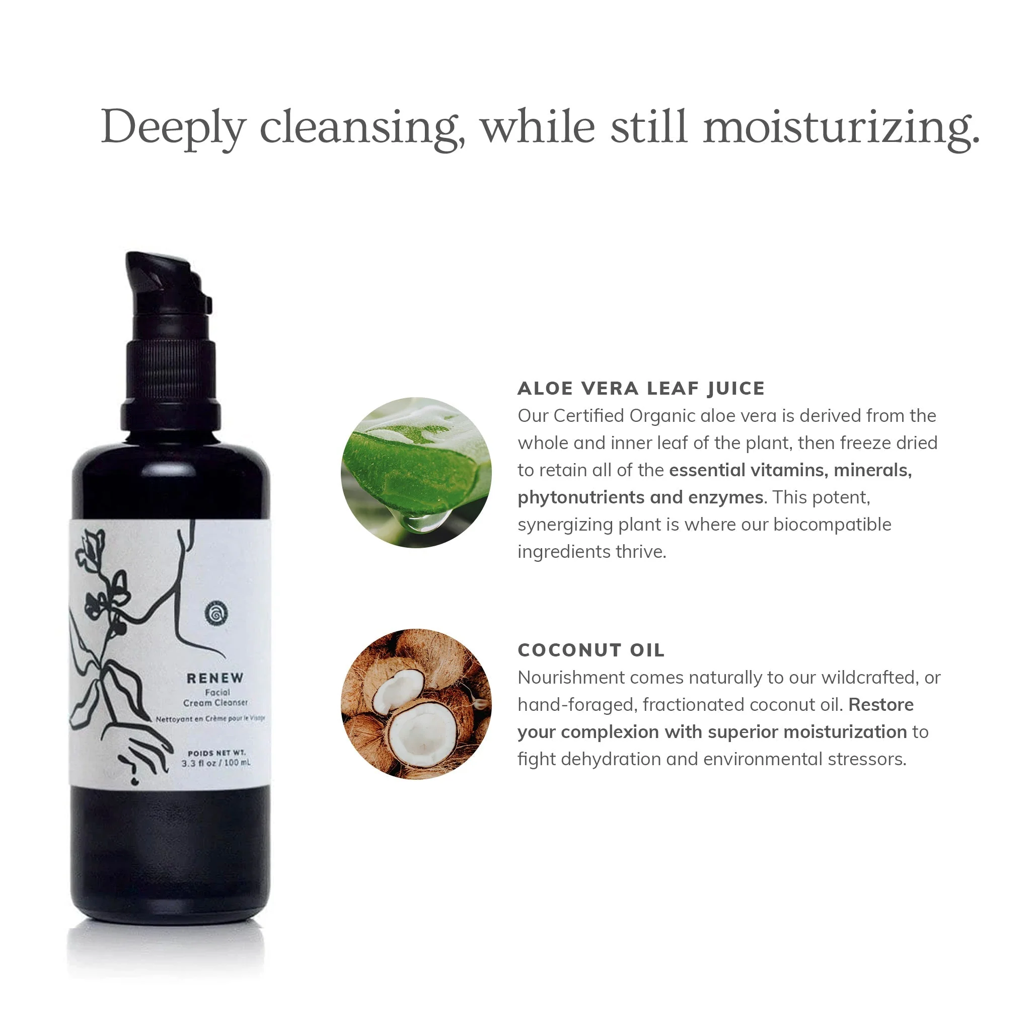 Renew - Facial Cream Cleanser (100ml) - Image 2