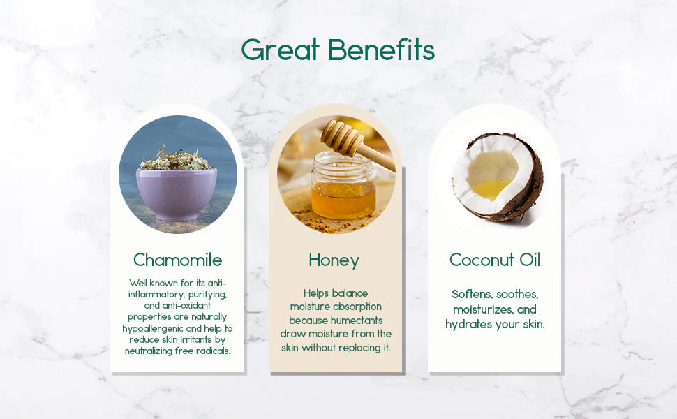 Renewing Soap Bar. Chamomile, Honey, and Coconut Oil. - Image 4