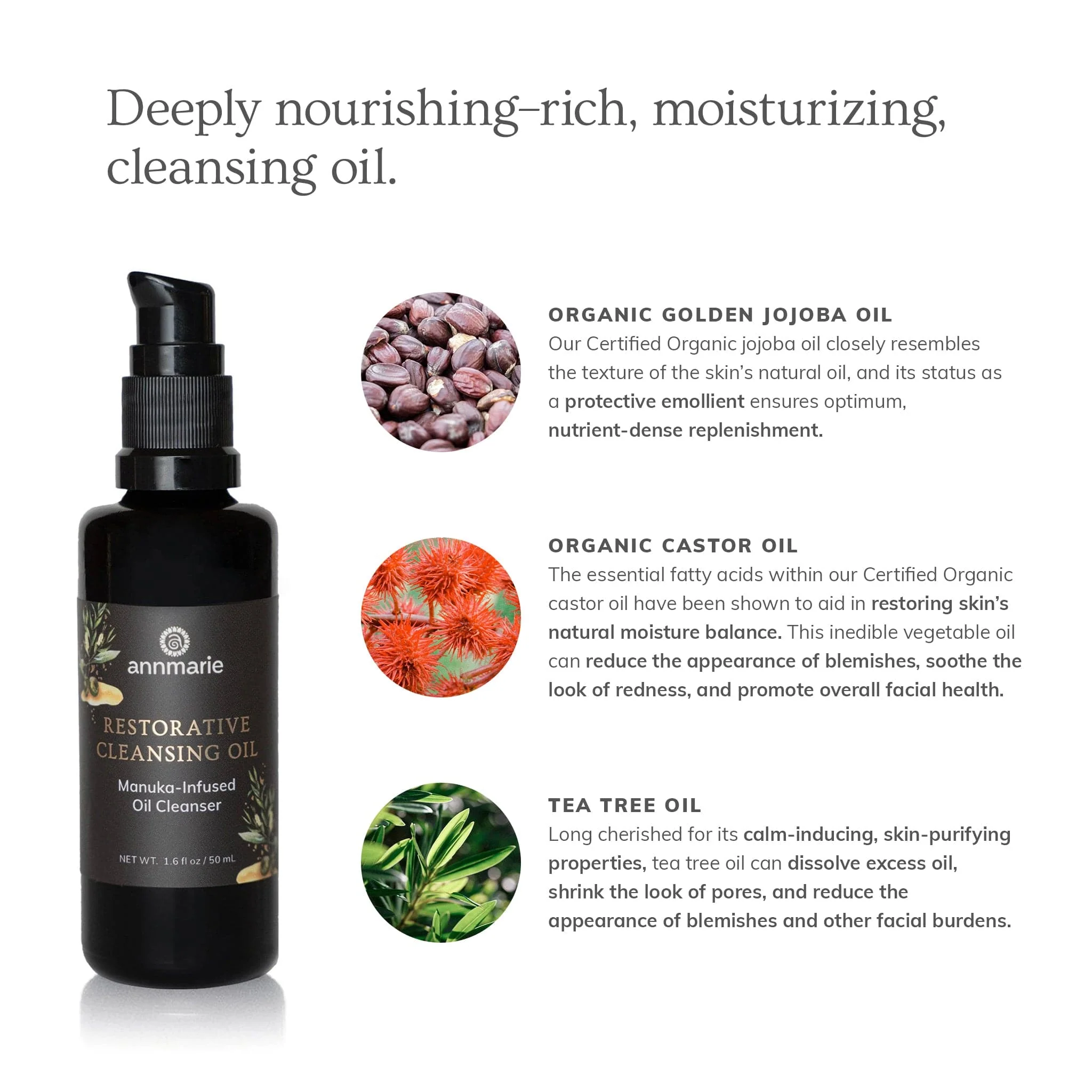 Restorative Cleansing Oil (50ml) - Image 2