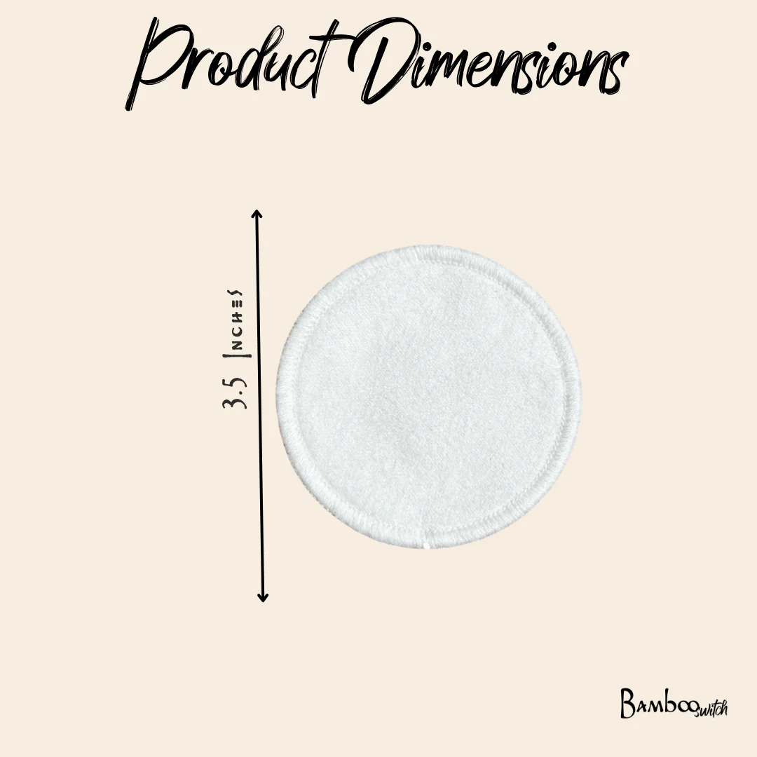 Reusable Bamboo Cotton Facial Rounds | 20 Ct. - Image 7