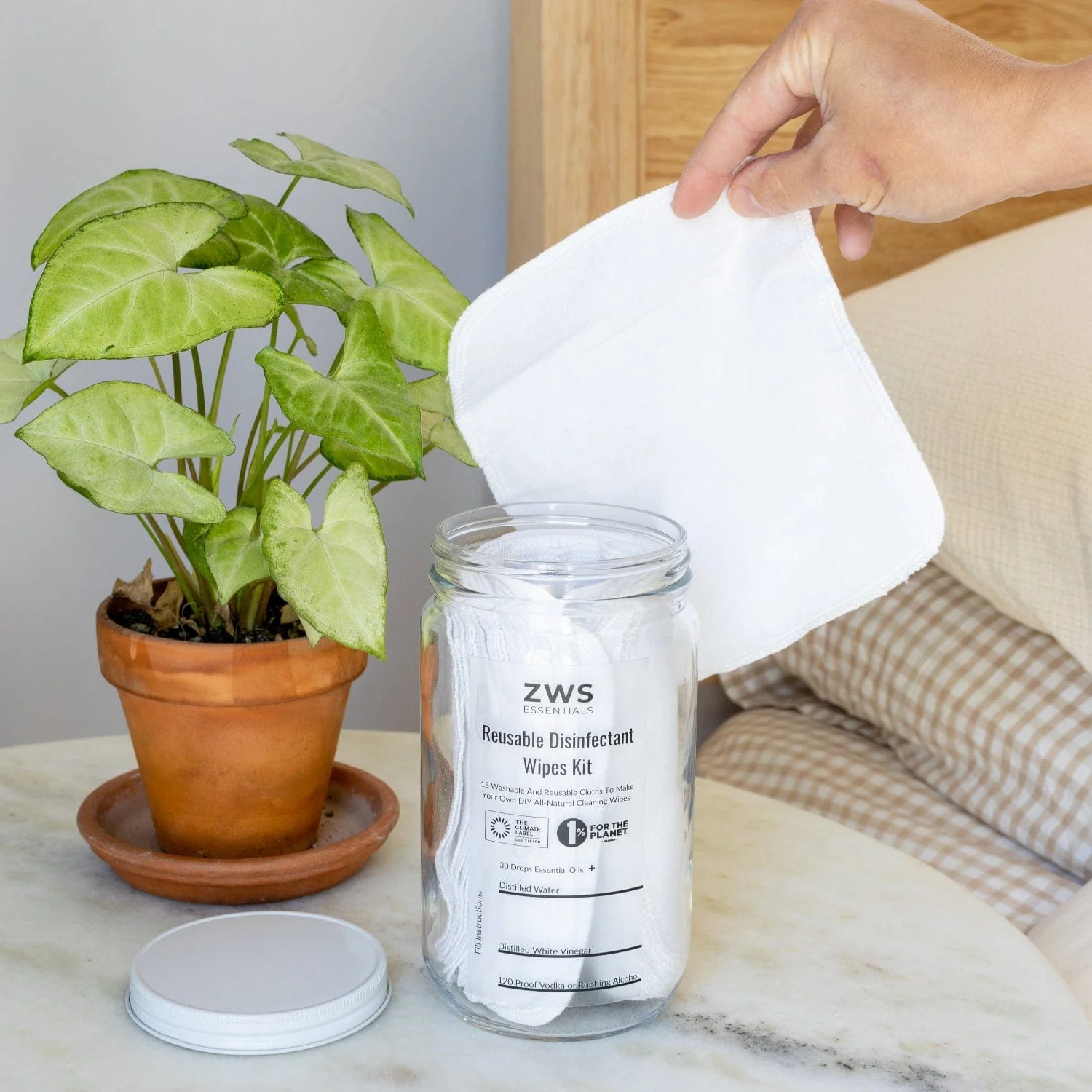 Reusable Disinfectant Wipes - DIY Kit - Image 2