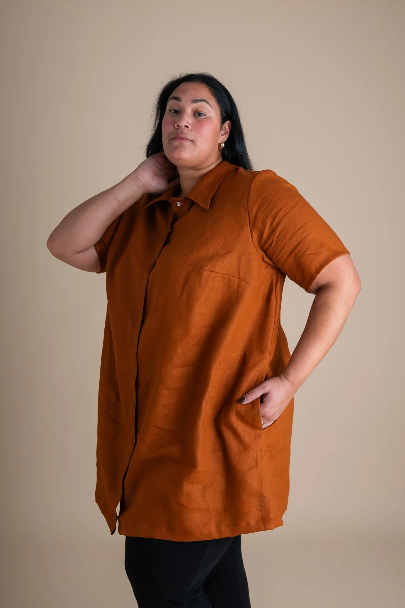 Revolution Dress in Rust - Image 2