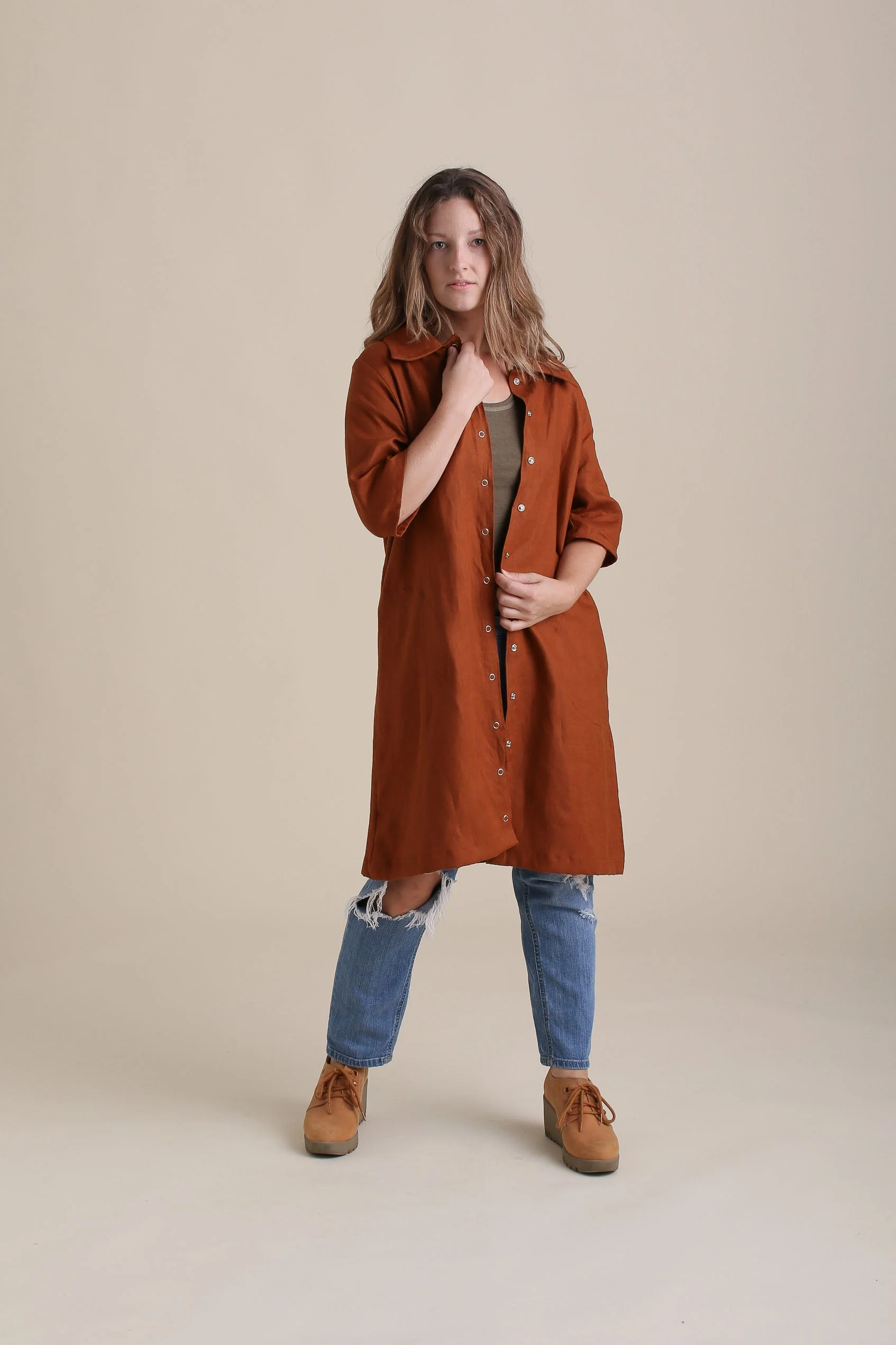 Revolution Dress in Rust - Image 5