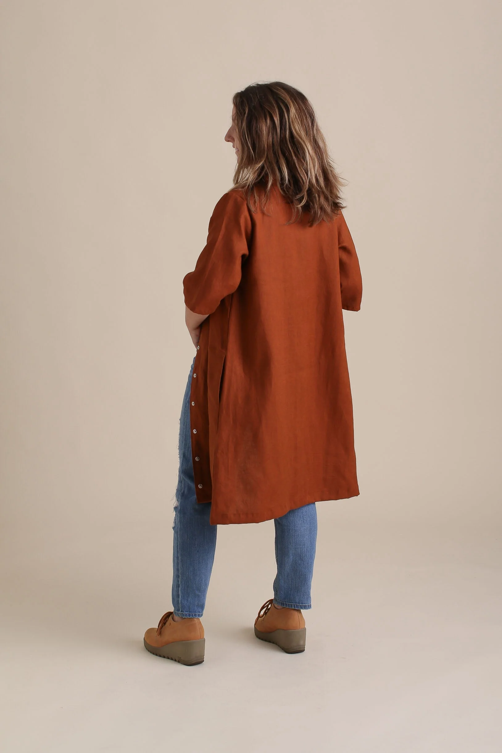 Revolution Dress in Rust - Image 6