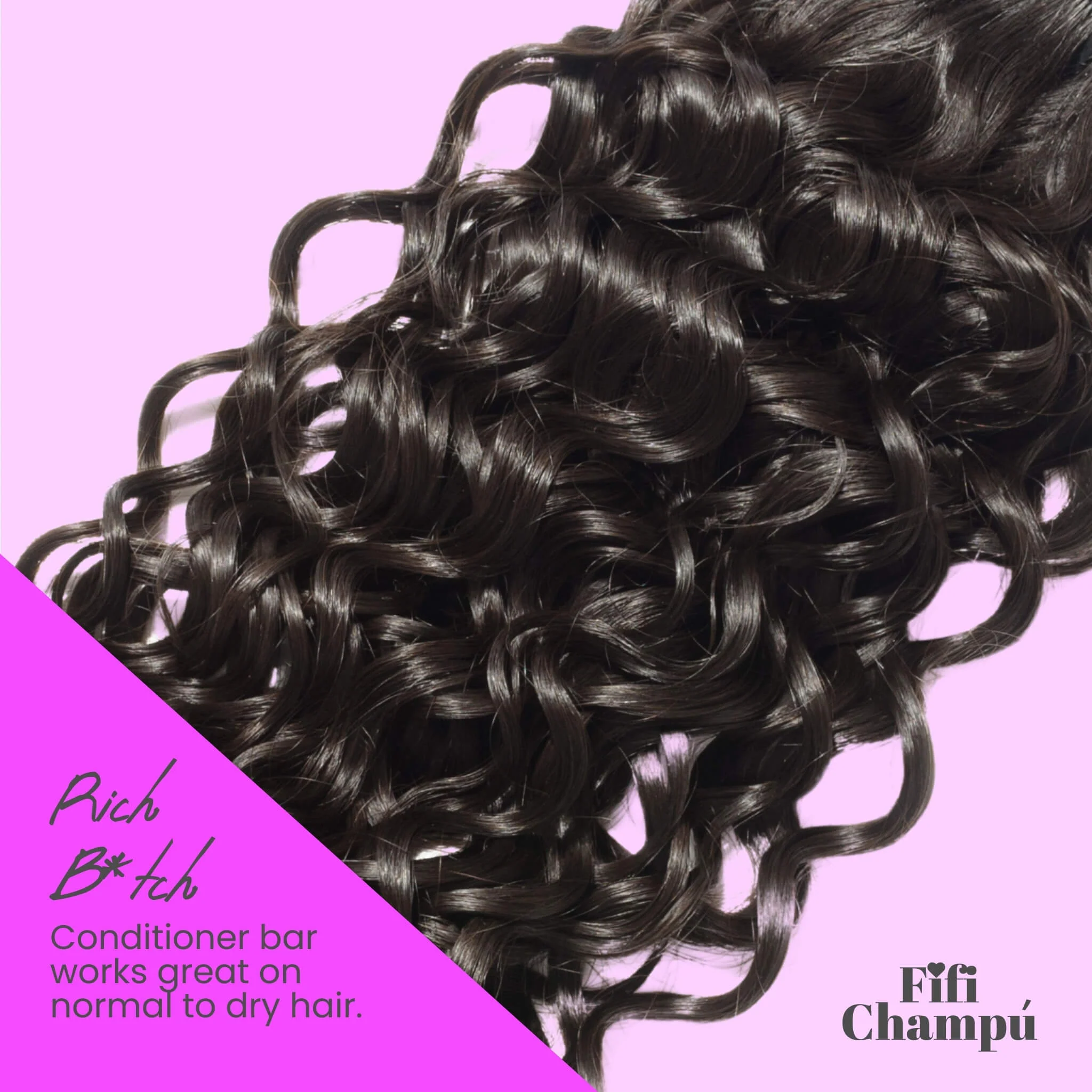 Rich B*tch Conditioner Bar: Luxuriously Nourishing for Dry, Thirsty Hair - Image 3
