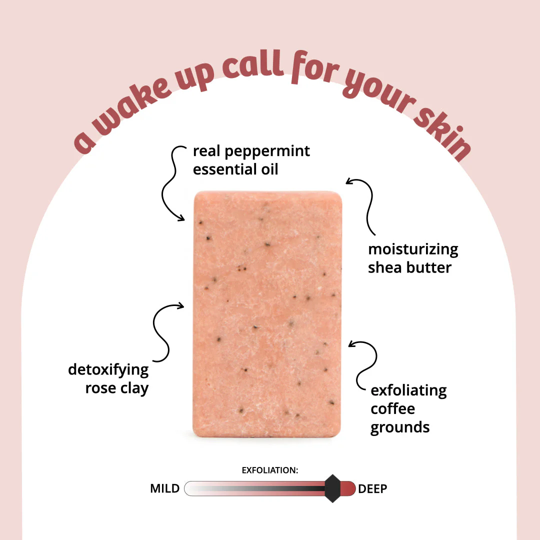 Rise & Grind Exfoliating Body Bar Soap - Image 3