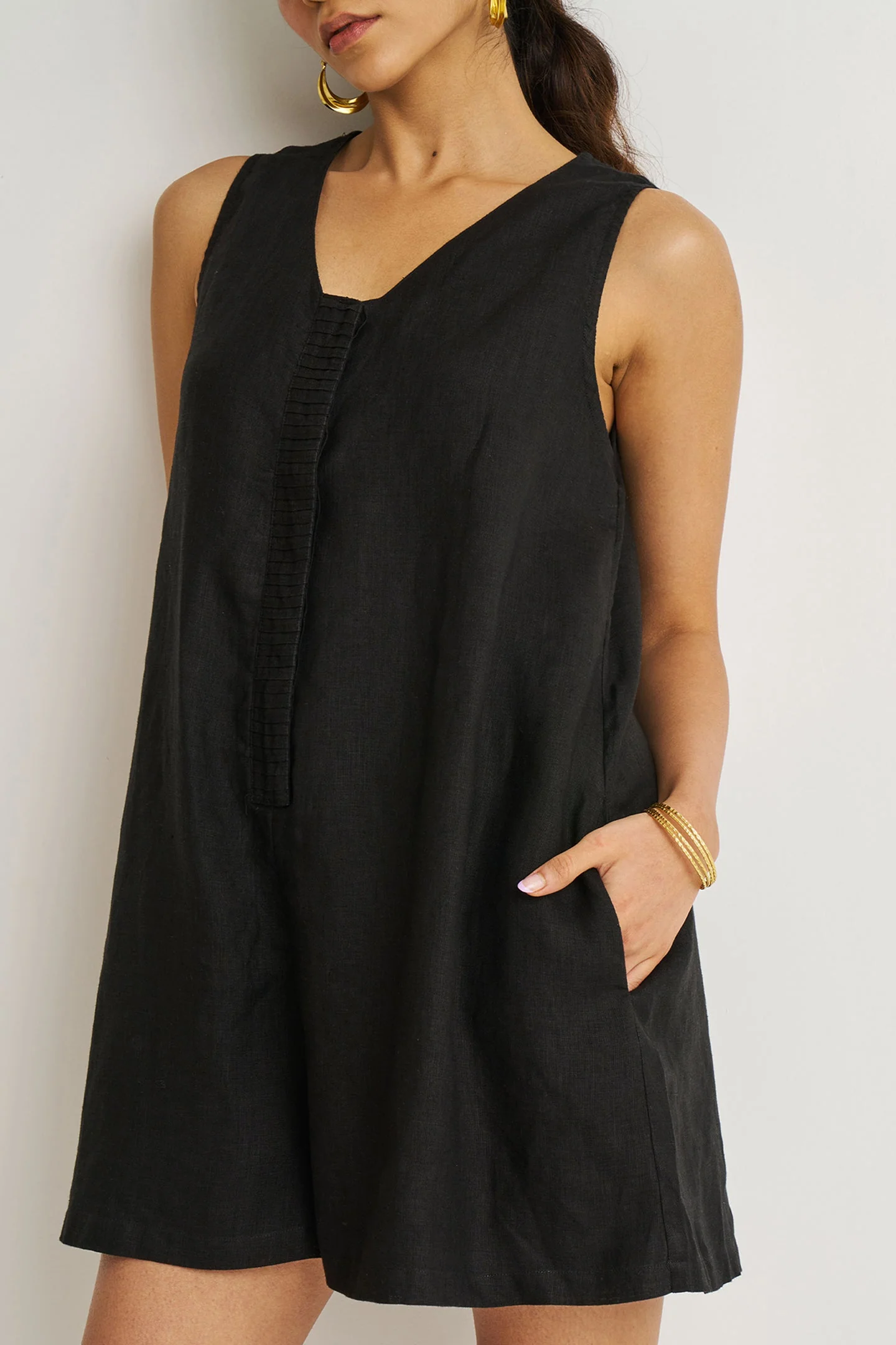 Romp and Play Romper in Black - Image 5