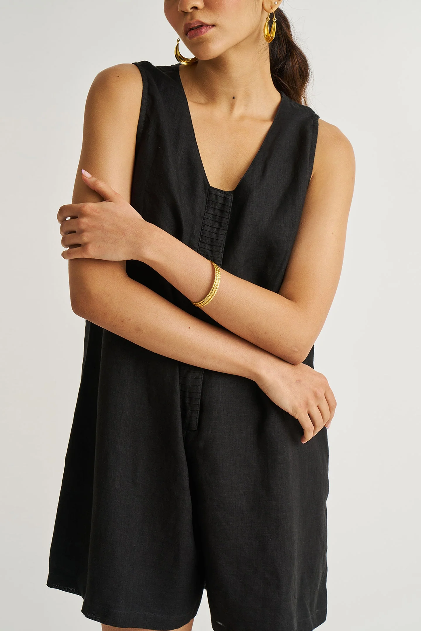 Romp and Play Romper in Black - Image 7