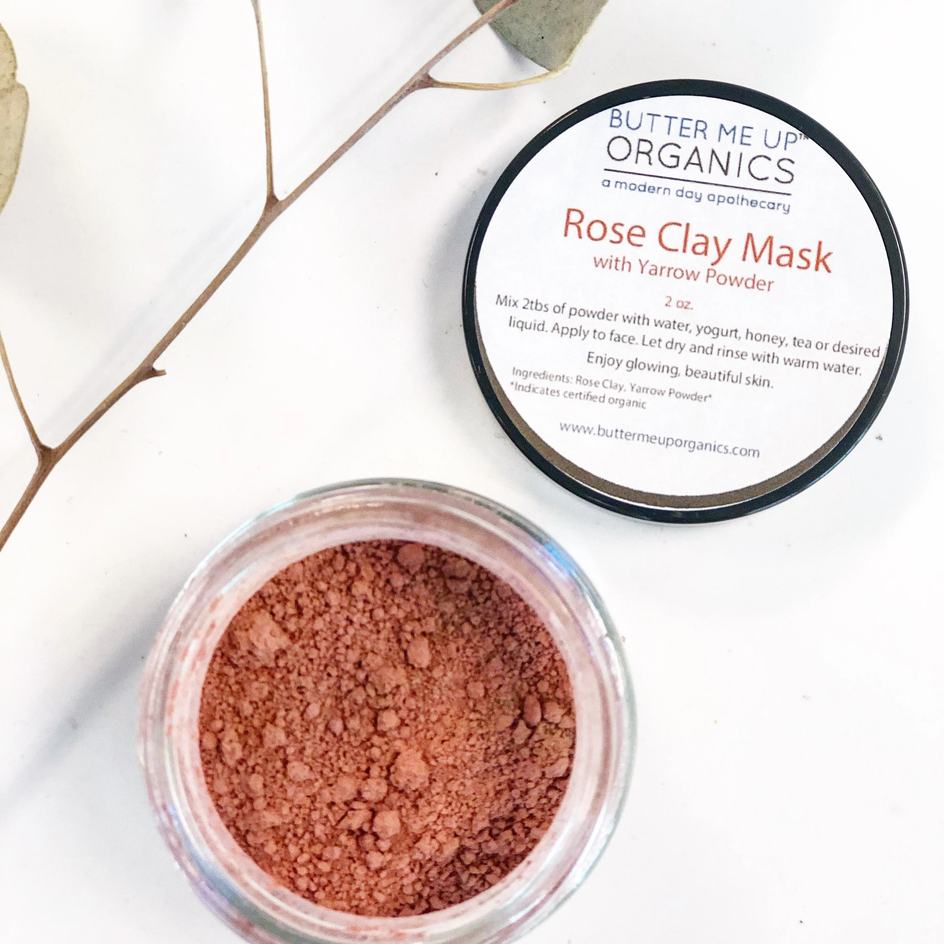 Rose Clay Face Mask - Image 3