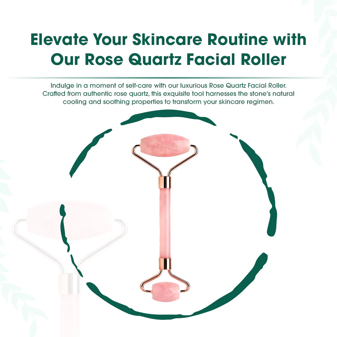 Rose Quartz Face Roller - Image 2