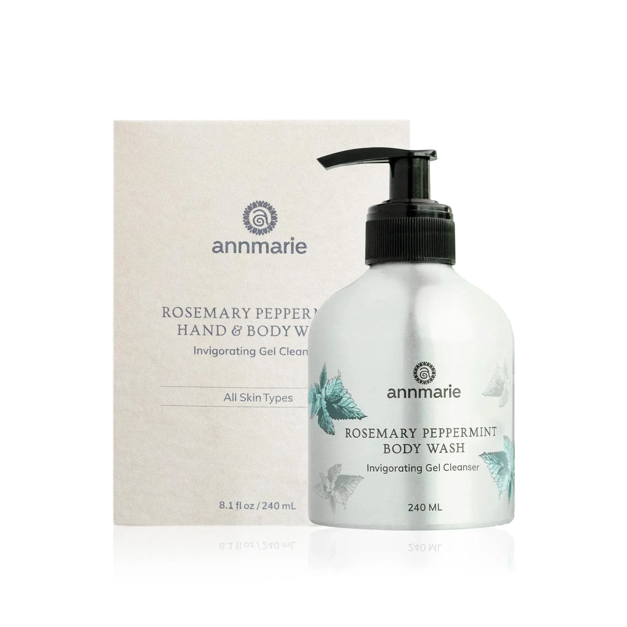 Rosemary Peppermint Hand & Body Wash (240ml) - Image 4