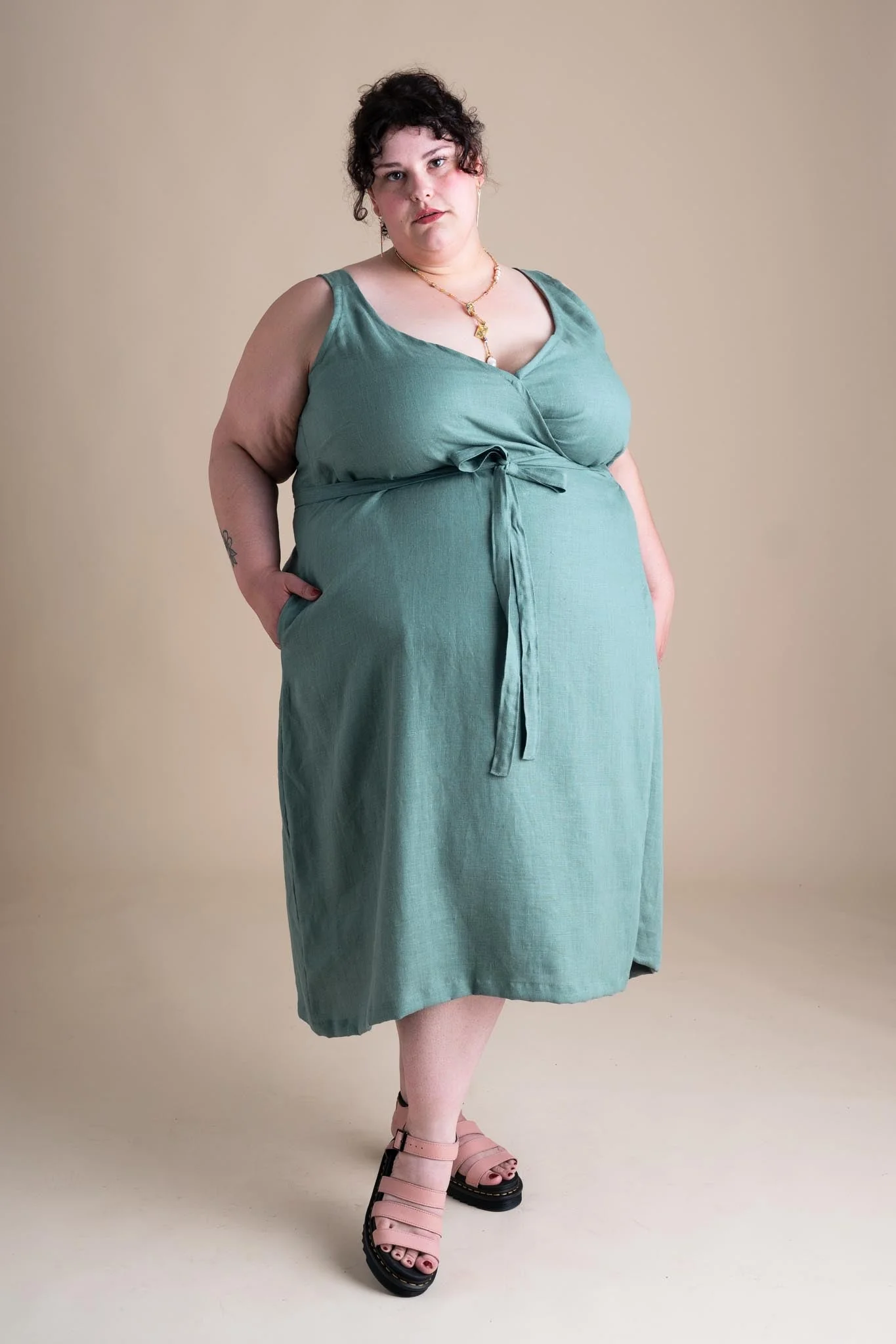 Rove Dress in Agave - Image 6